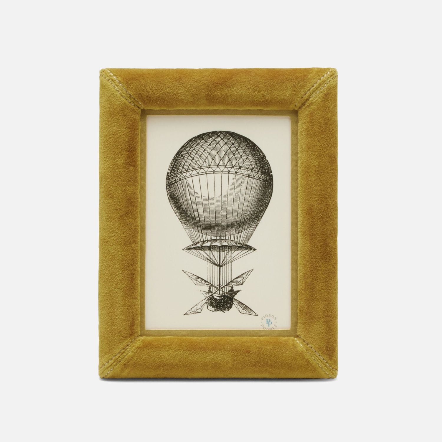 Juneau, Ocher, Frame, 5"X7", Velvet