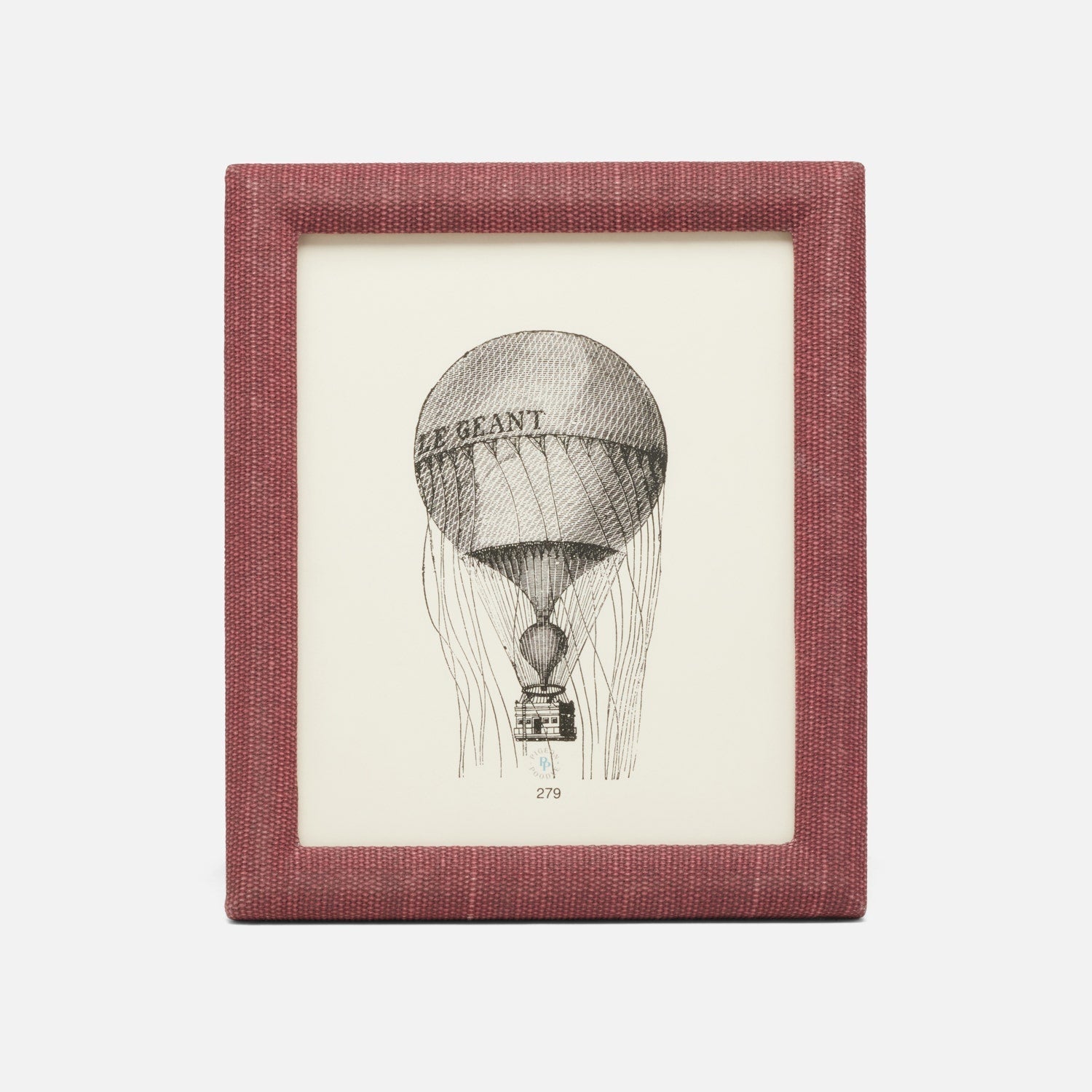 Kemi, Burgundy, Frame, 8"X10", Cotton Jute