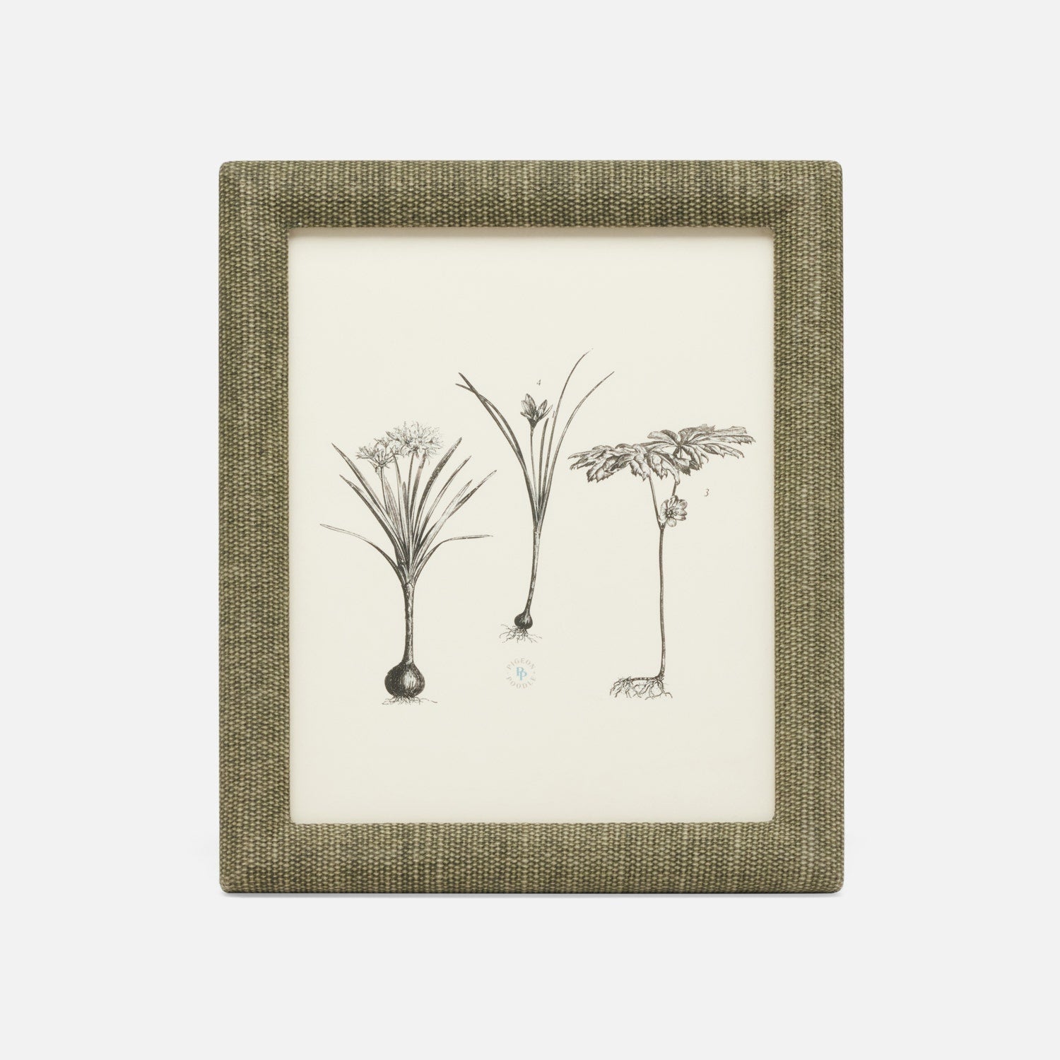 Kemi, Dark Green, Frame, 8"X10", Cotton Jute