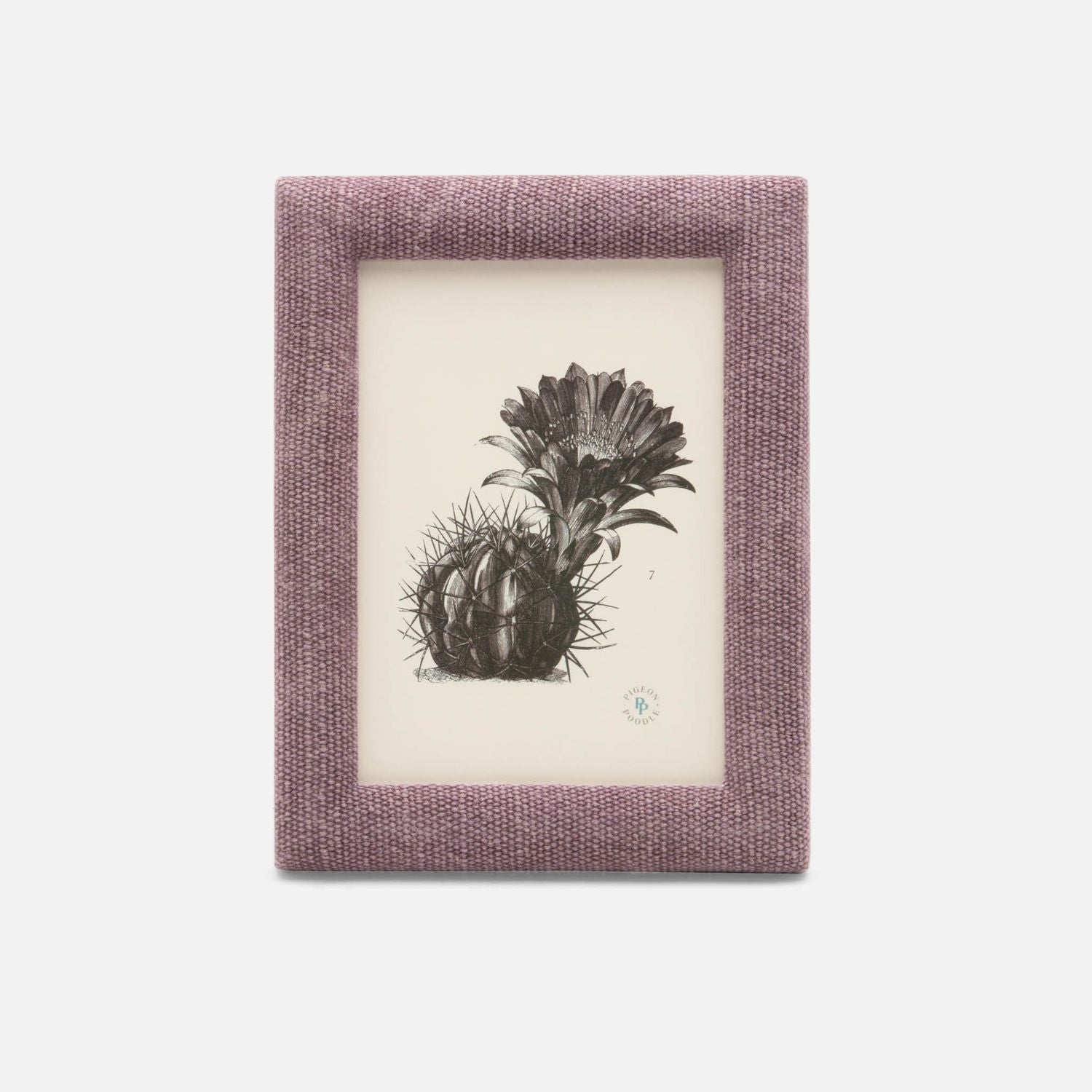 Kemi, Raspberry, Frame, 5"X7", Cotton Jute