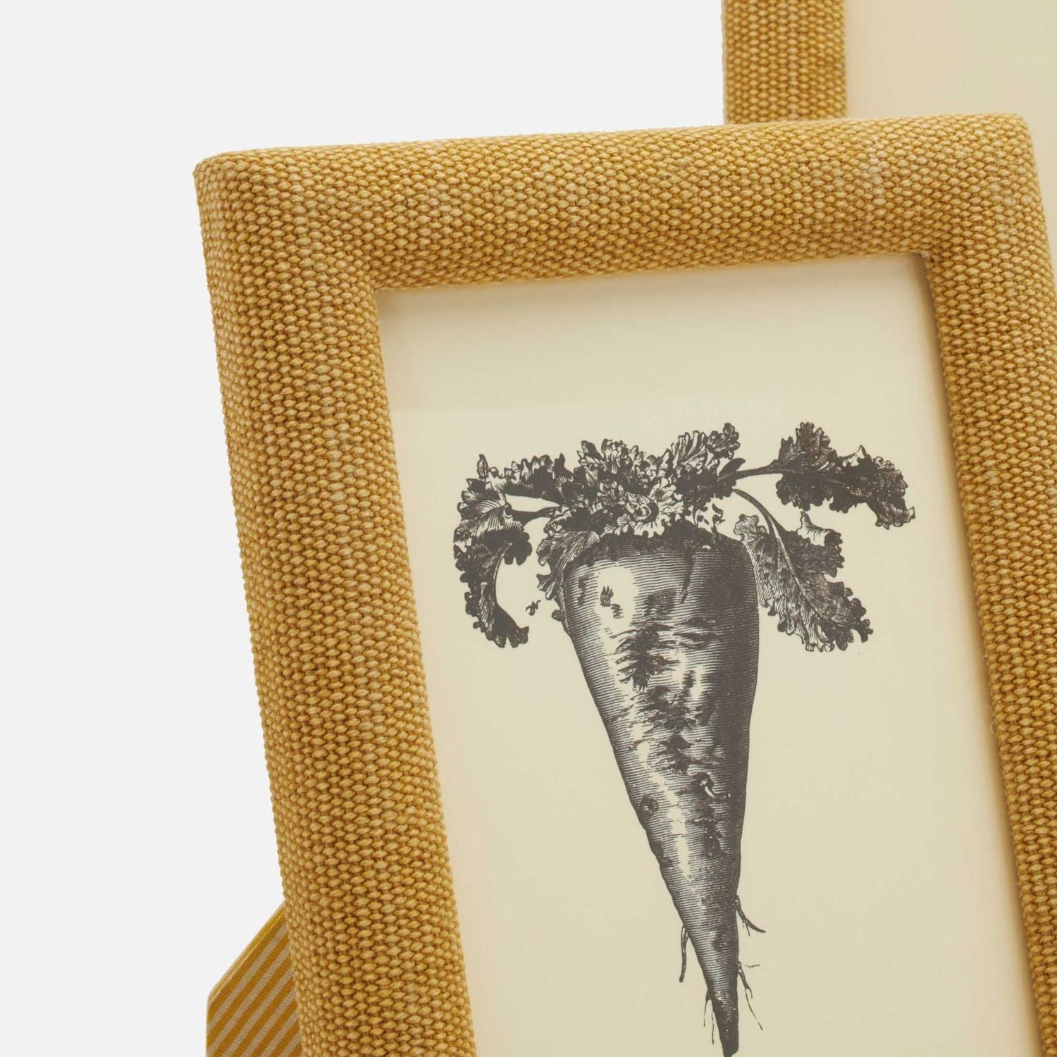 Kemi, Dark Yellow, Frame, 5"X7", Cotton Jute