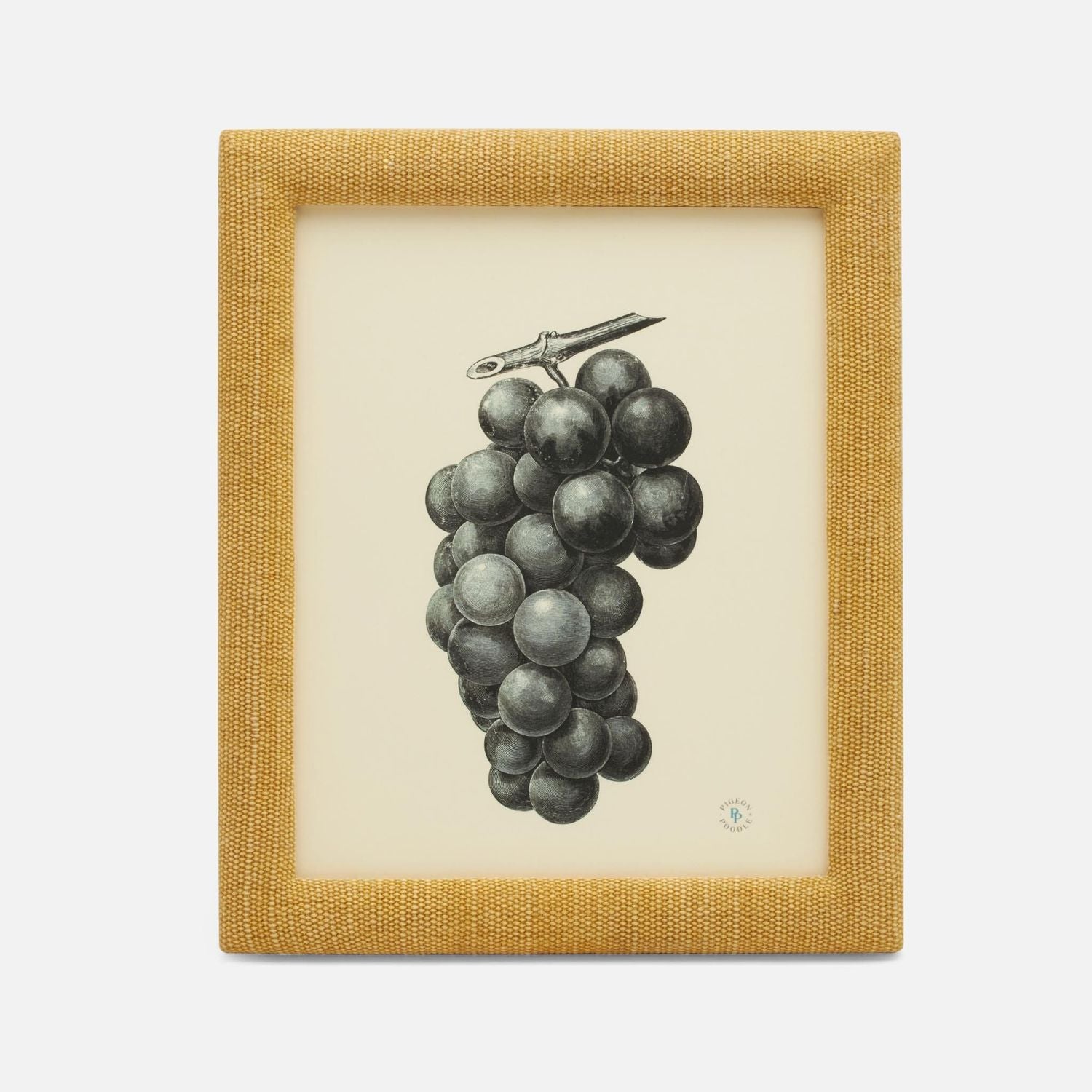 Kemi, Dark Yellow, Frame, 8"X10", Cotton Jute