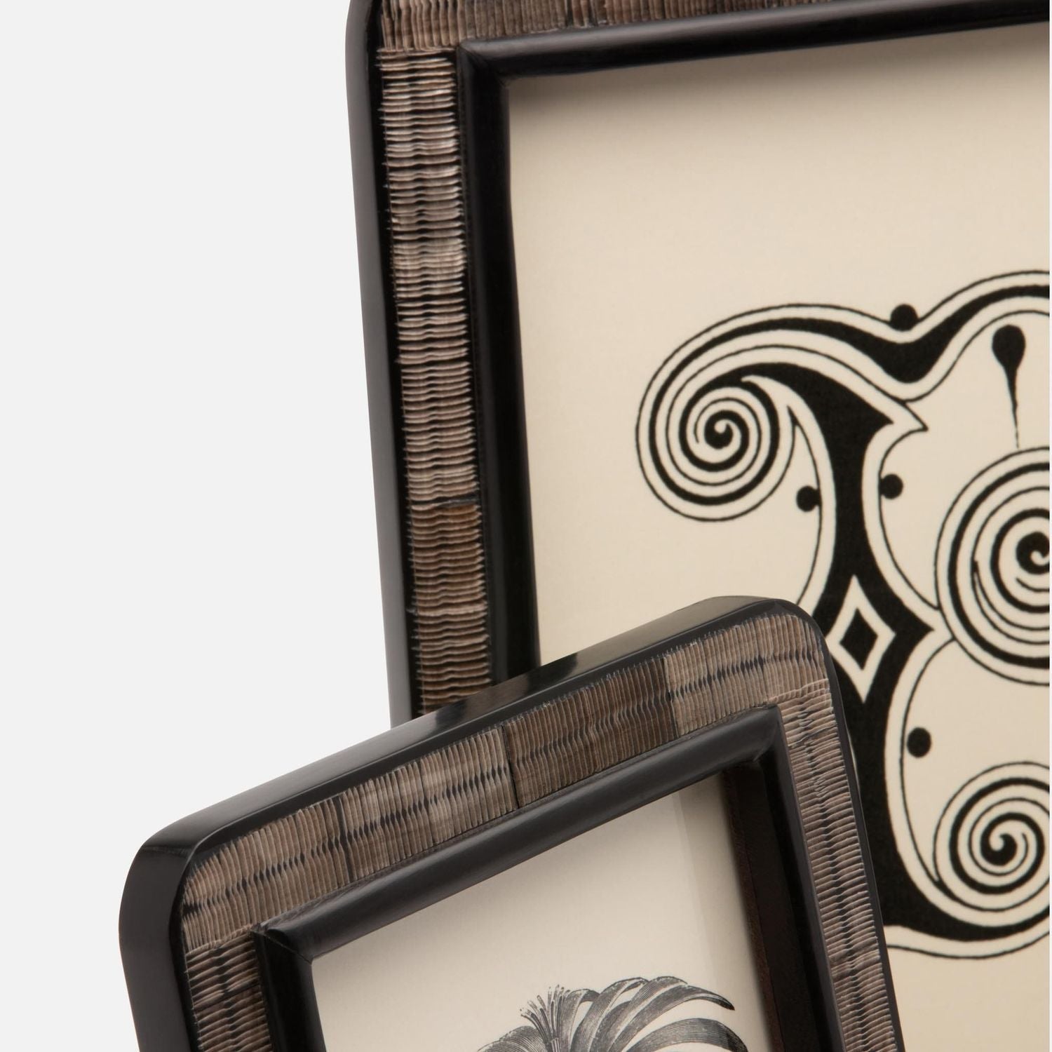 Rauma, Dark, Frame, 5"X7", Chiseled Horn