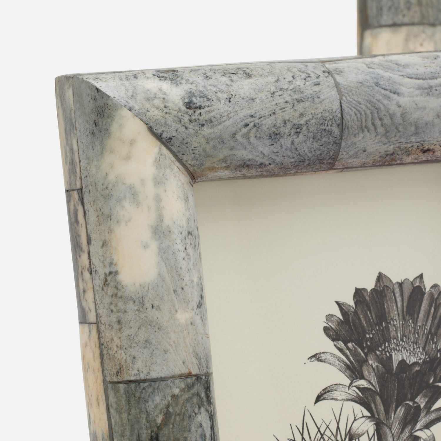 Vannes, Antique Gray, Frame, 5"X7", Bone