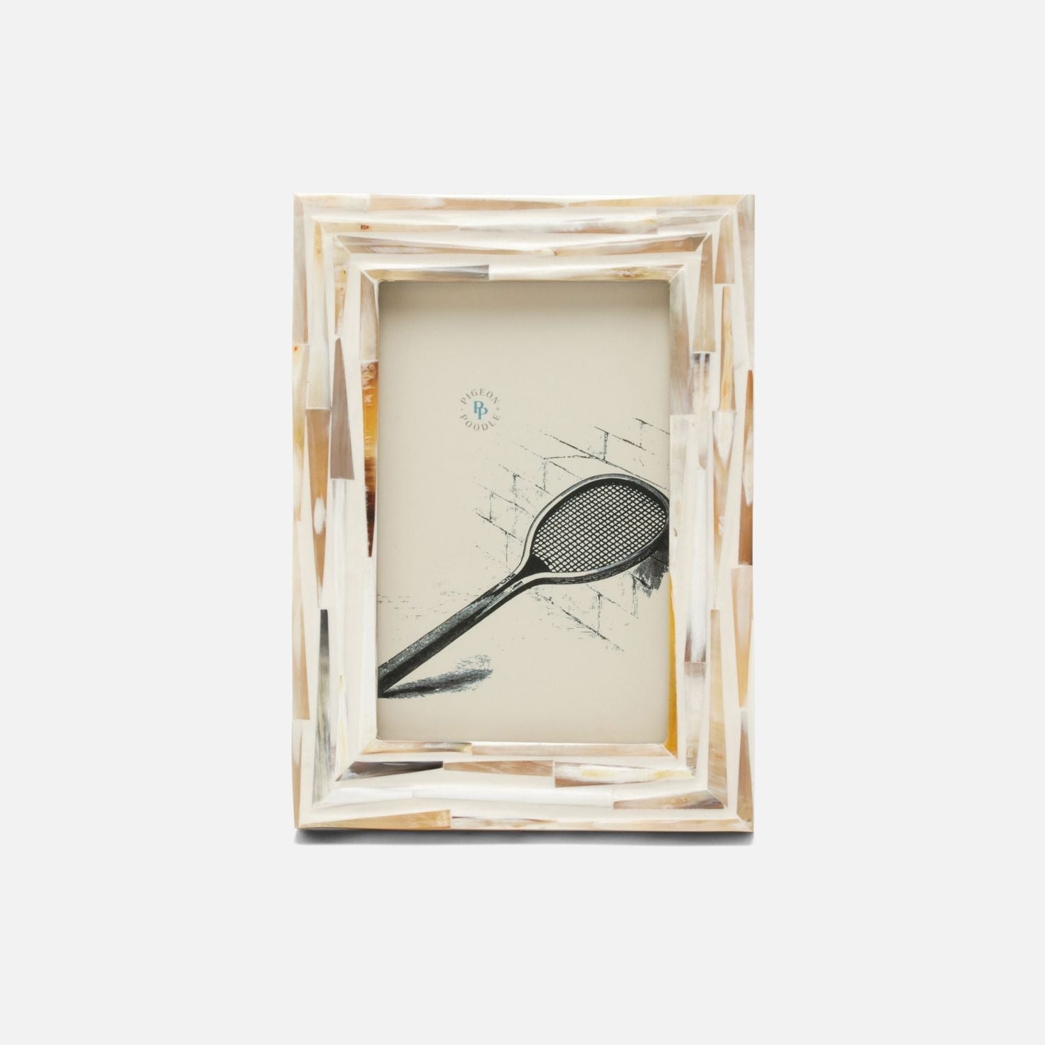 Winslow, Natural Mix, Frame, 4"X6", Horn