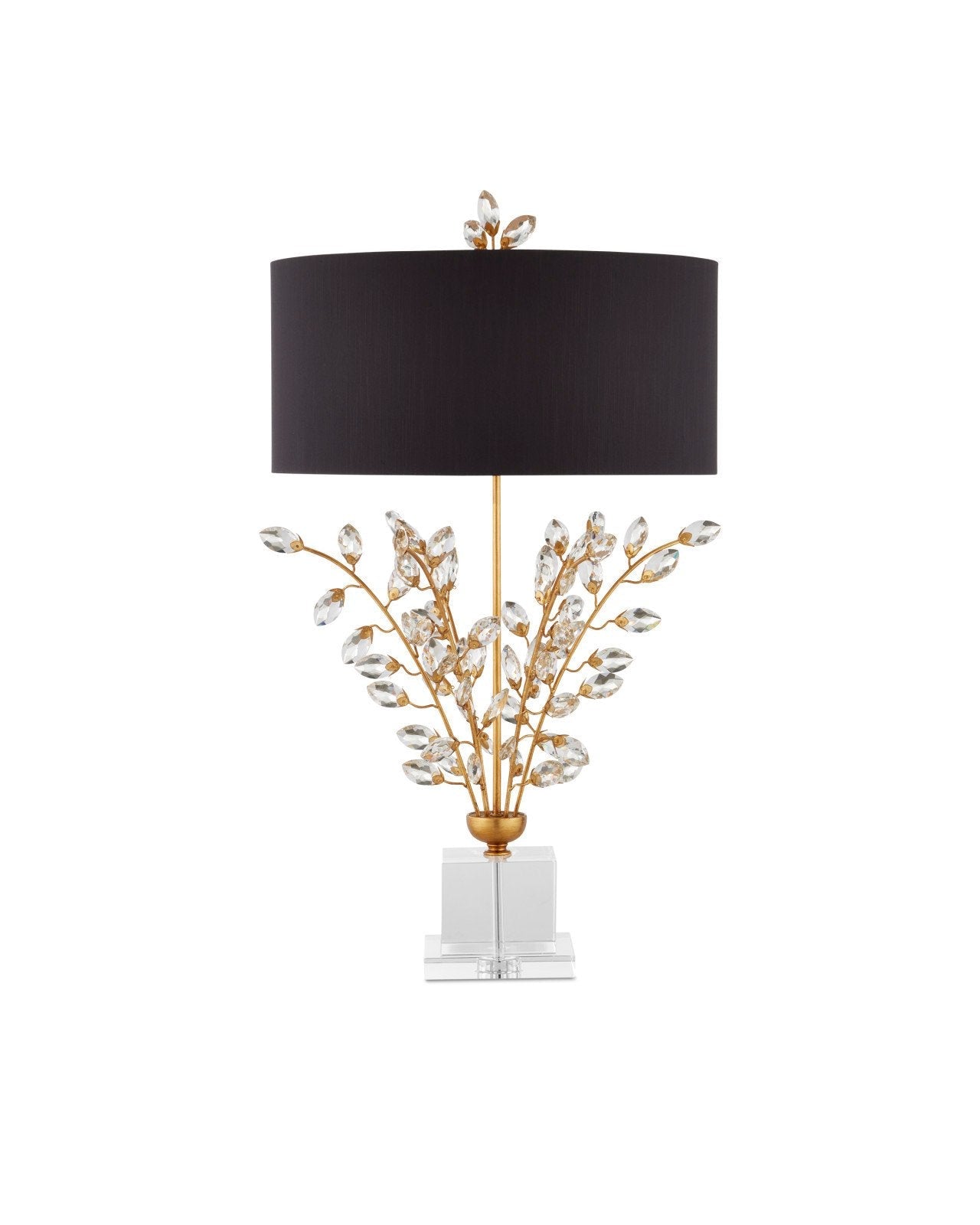 Forget-Me-Not Gold Table Lamp