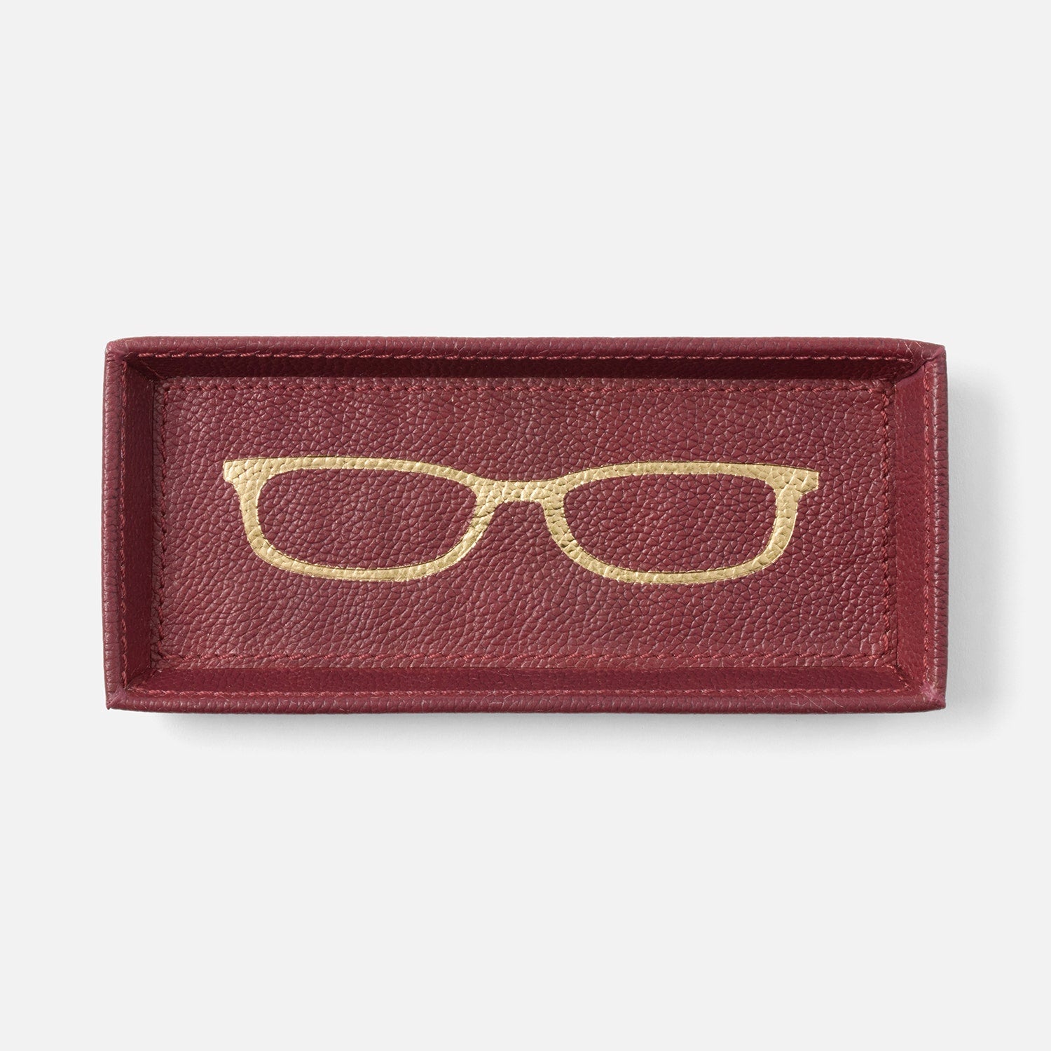 Decorah, Aged Camel, Eyeglass Holder, Let It Be, Full-Grain Leather, Pack/2