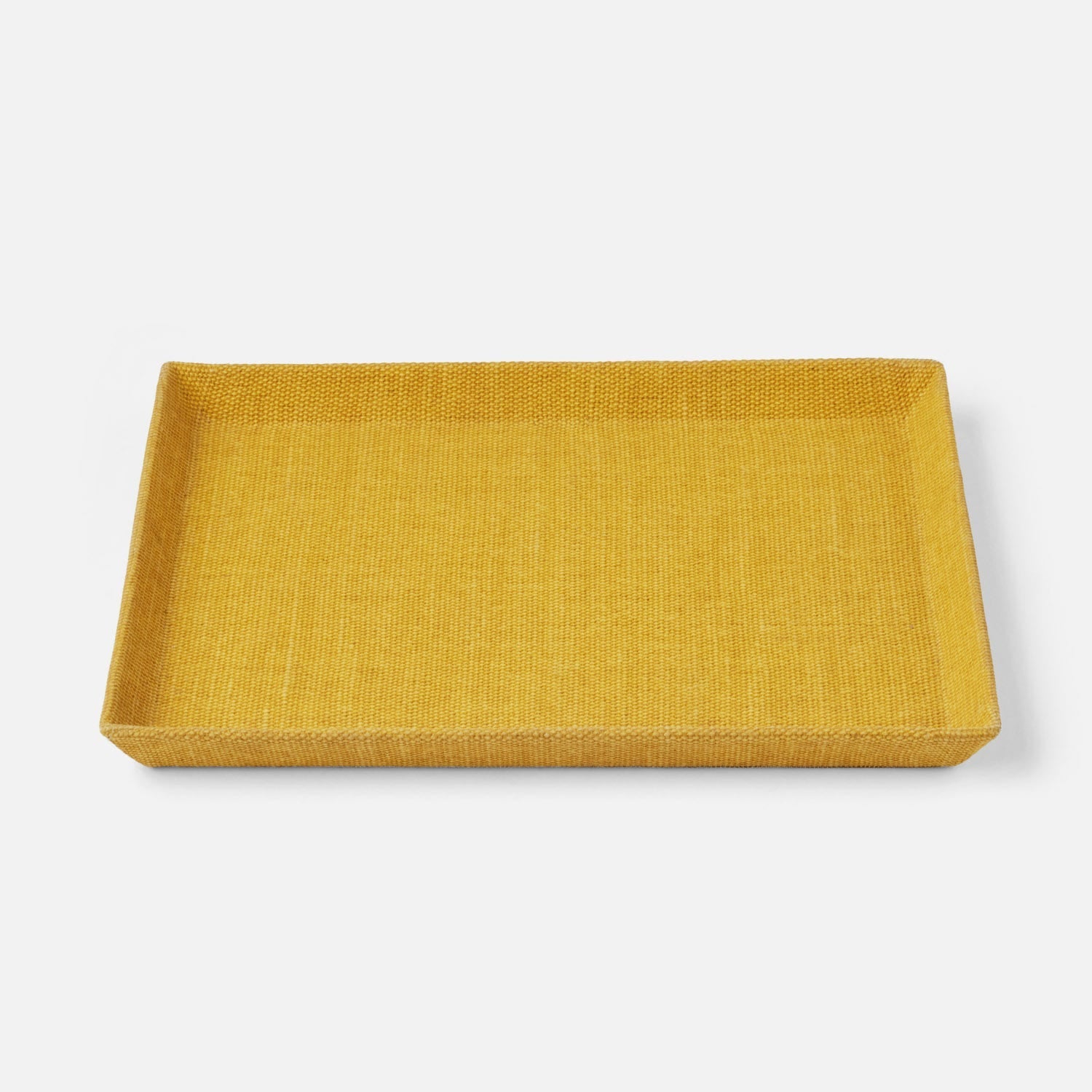 Dresden, Dark Yellow, Tray, Rectangular Tapered, Large, Cotton Jute Pack/2