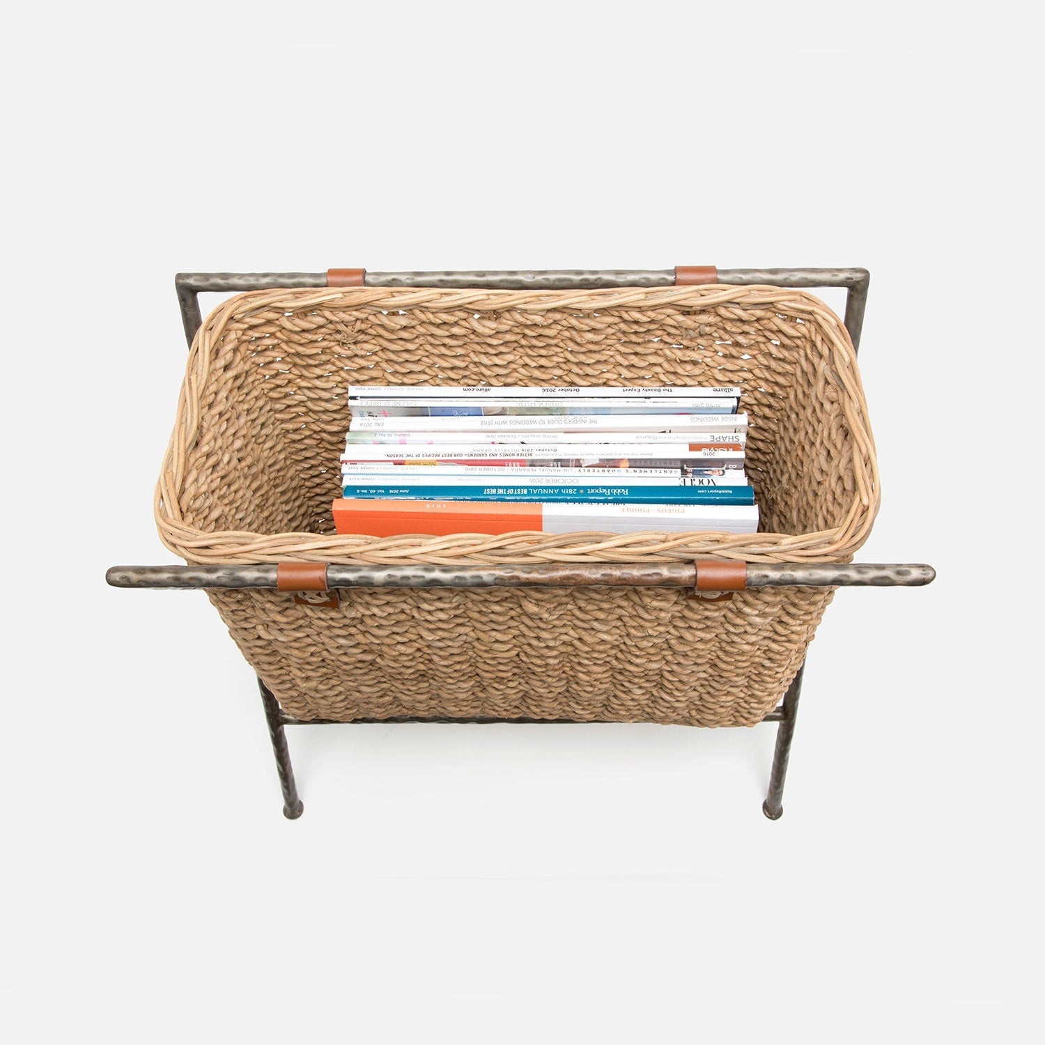 Hemley, Natural, Magazine Rack, Woven Seagrass