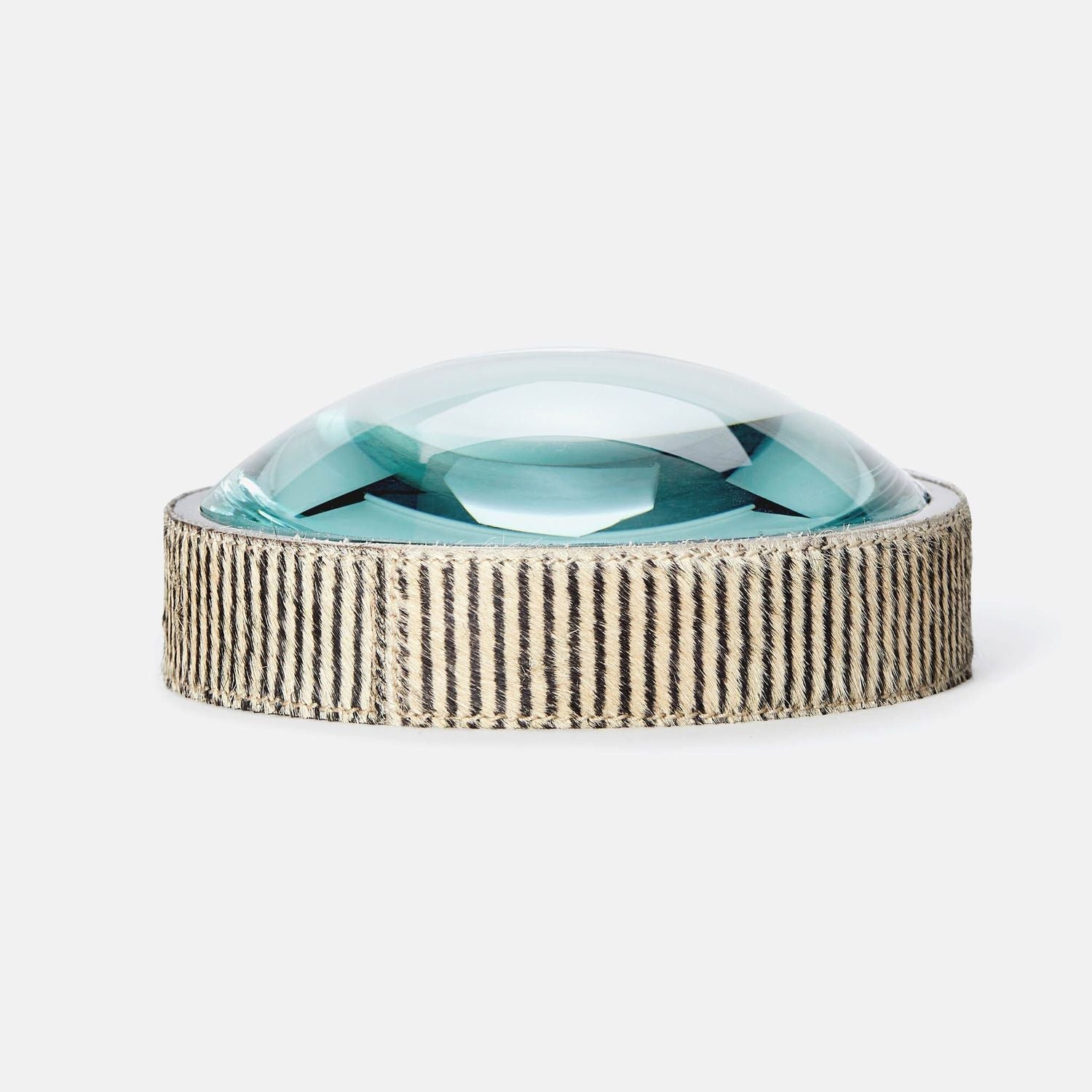 Surat, Brown Candy Striped, Magnifying Glass, Large, Hair-On Hide, M/2