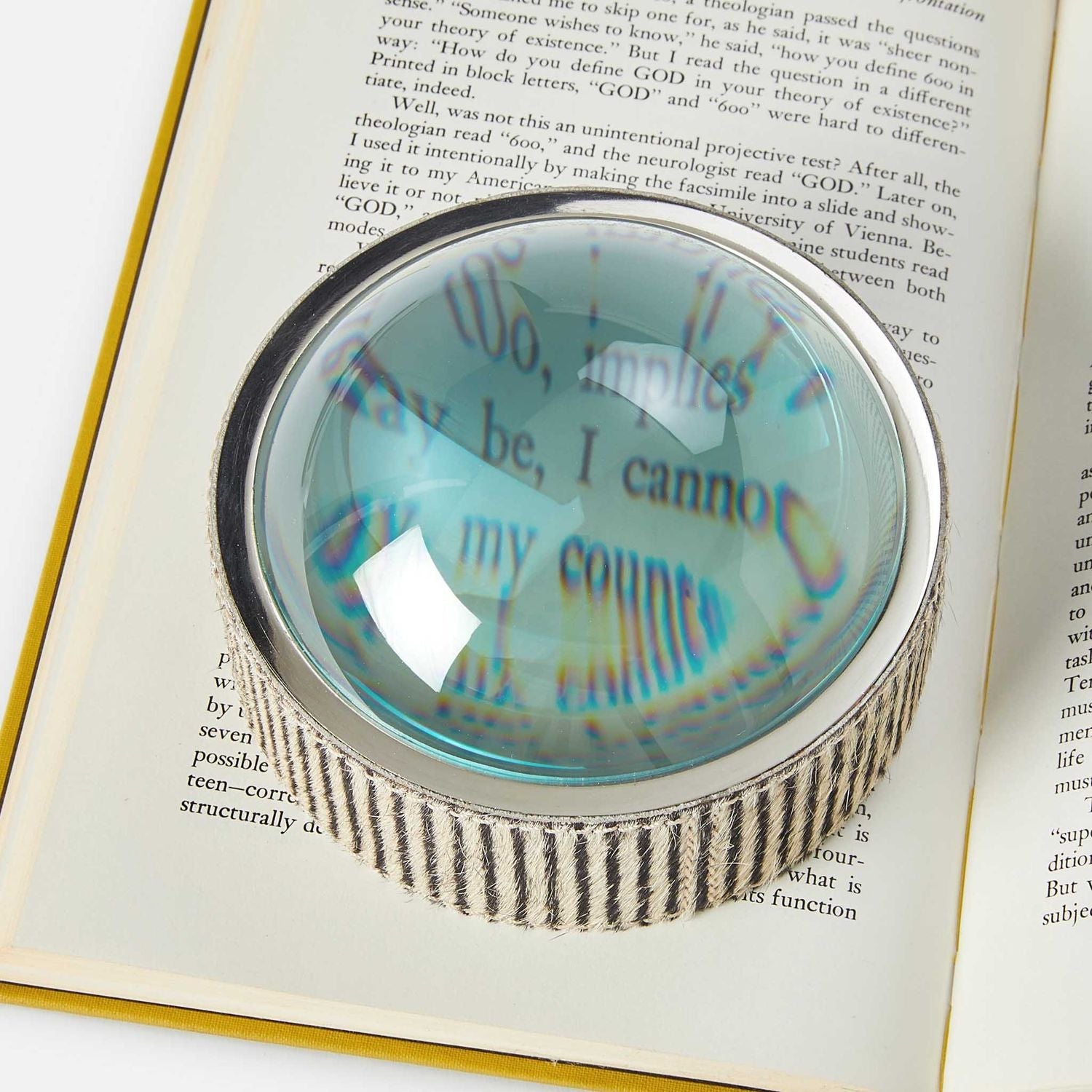 Surat, Brown Candy Striped, Magnifying Glass, Small, Hair-On Hide, M/2
