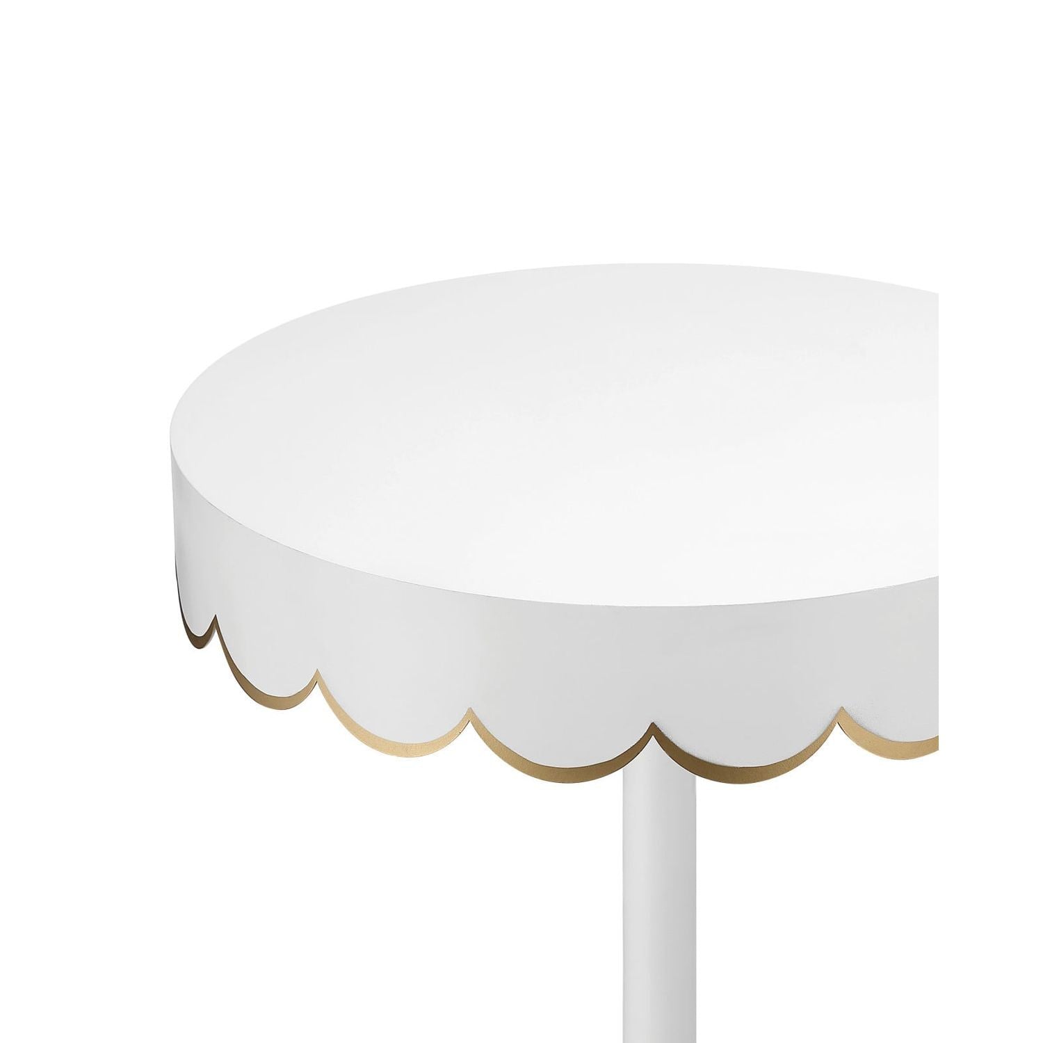 Side Tables Enid White Accent Table