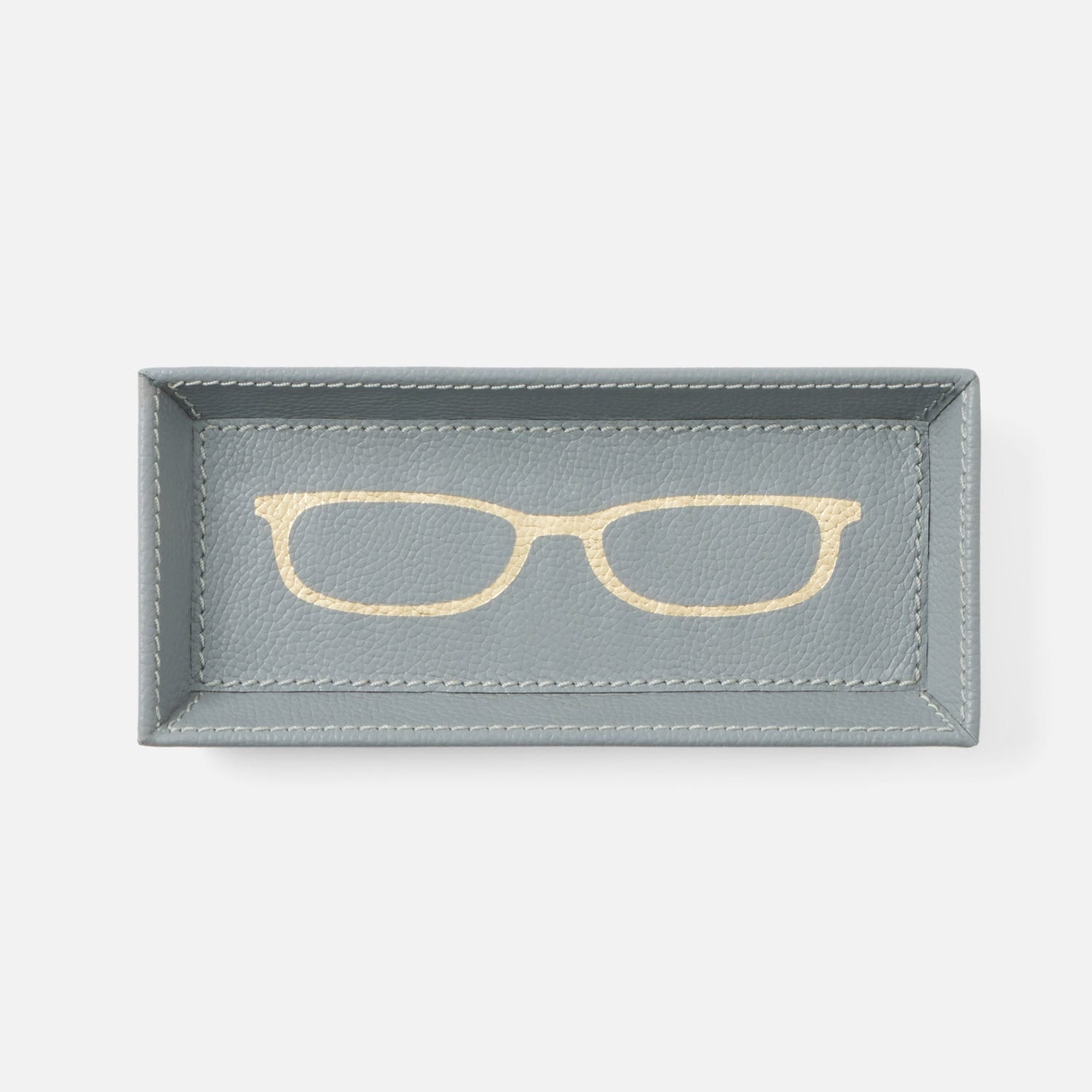 Decorah, Dark Gray, Eyeglass Holder, Glasses, Full-Grain Leather, Pack/2