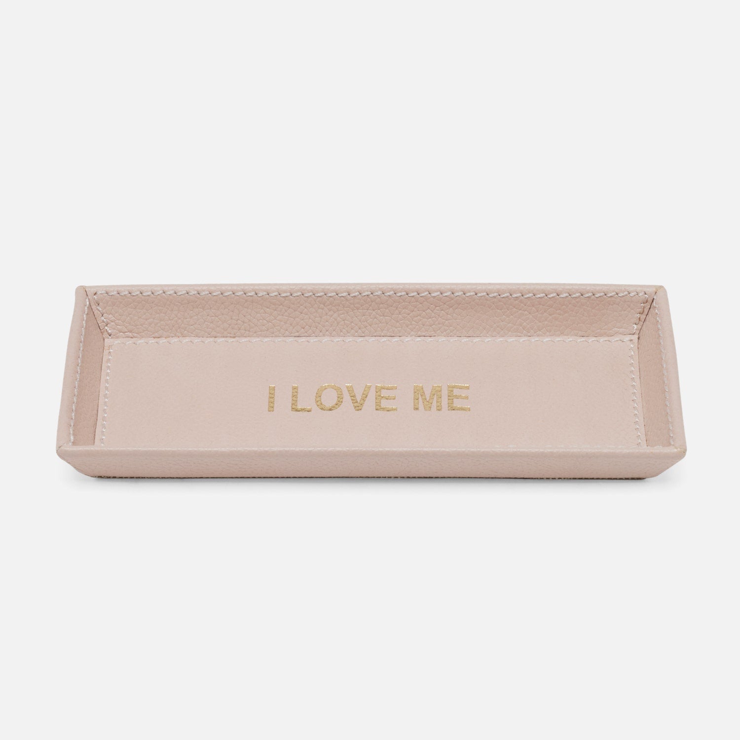 Decorah, Dusty Rose, Eyeglass Holder, I Love Me, Full-Grain Leather, Pack/2