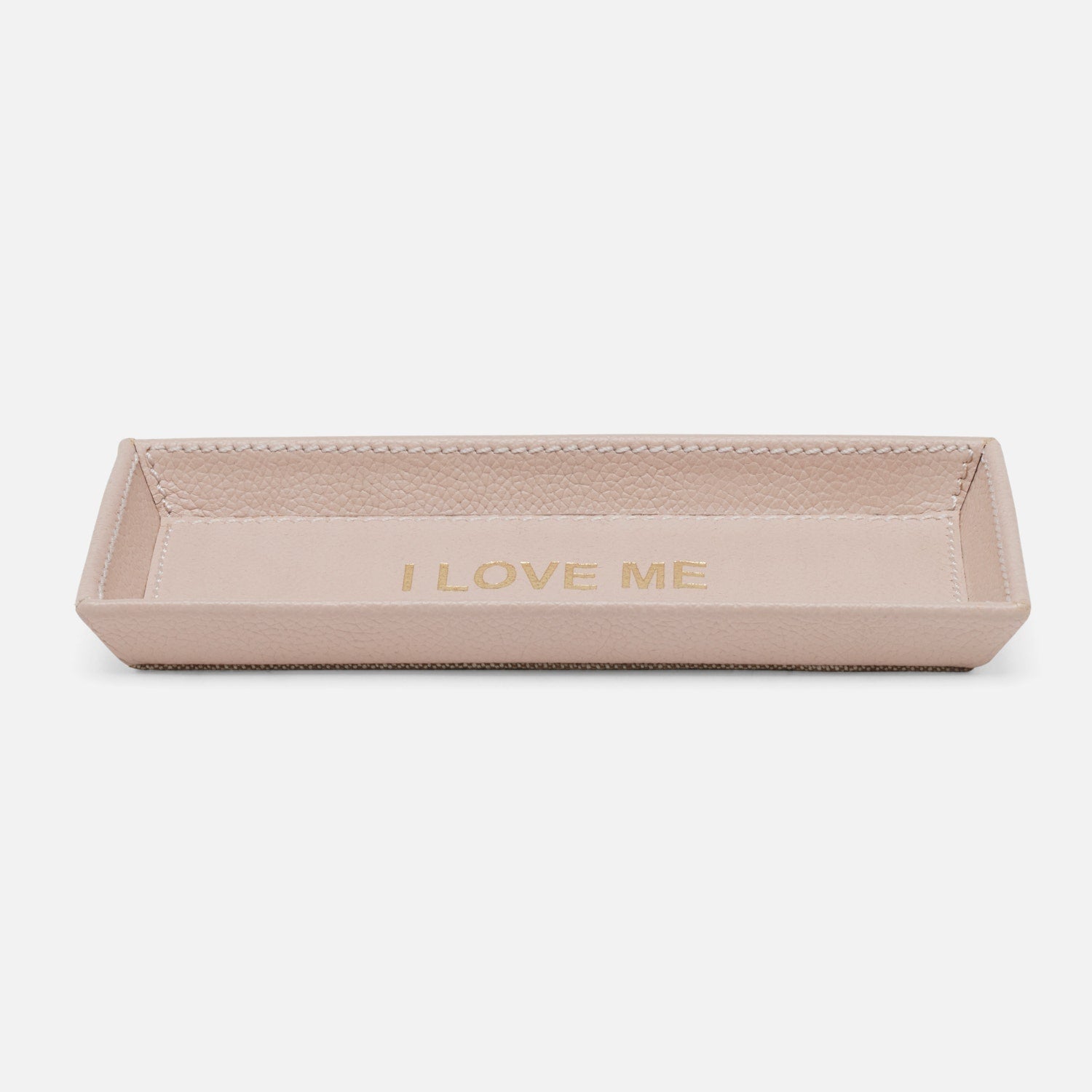 Decorah, Dusty Rose, Eyeglass Holder, I Love Me, Full-Grain Leather, Pack/2
