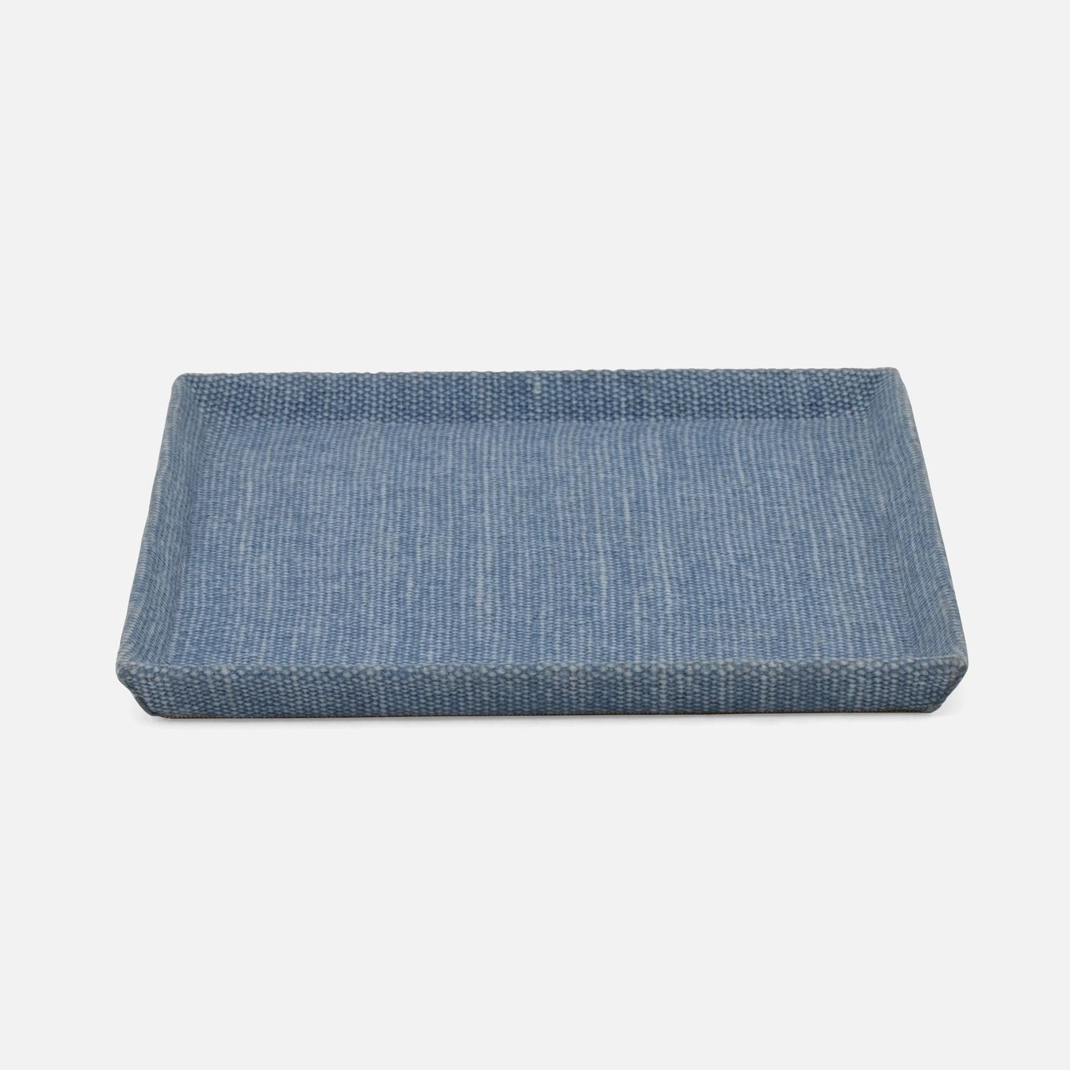Dresden, Light Blue, Tray, Square, Large, Cotton Jute, Pack/2