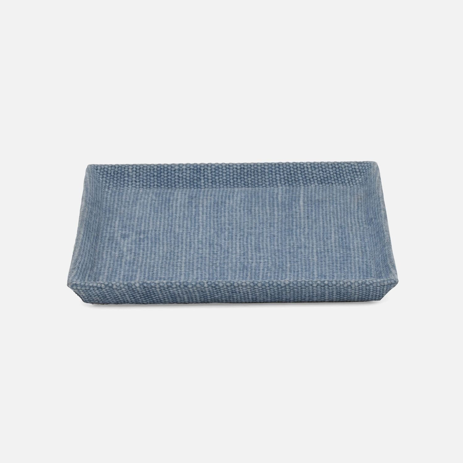 Dresden, Light Blue, Tray, Square, Small, Cotton Jute, Pack/2
