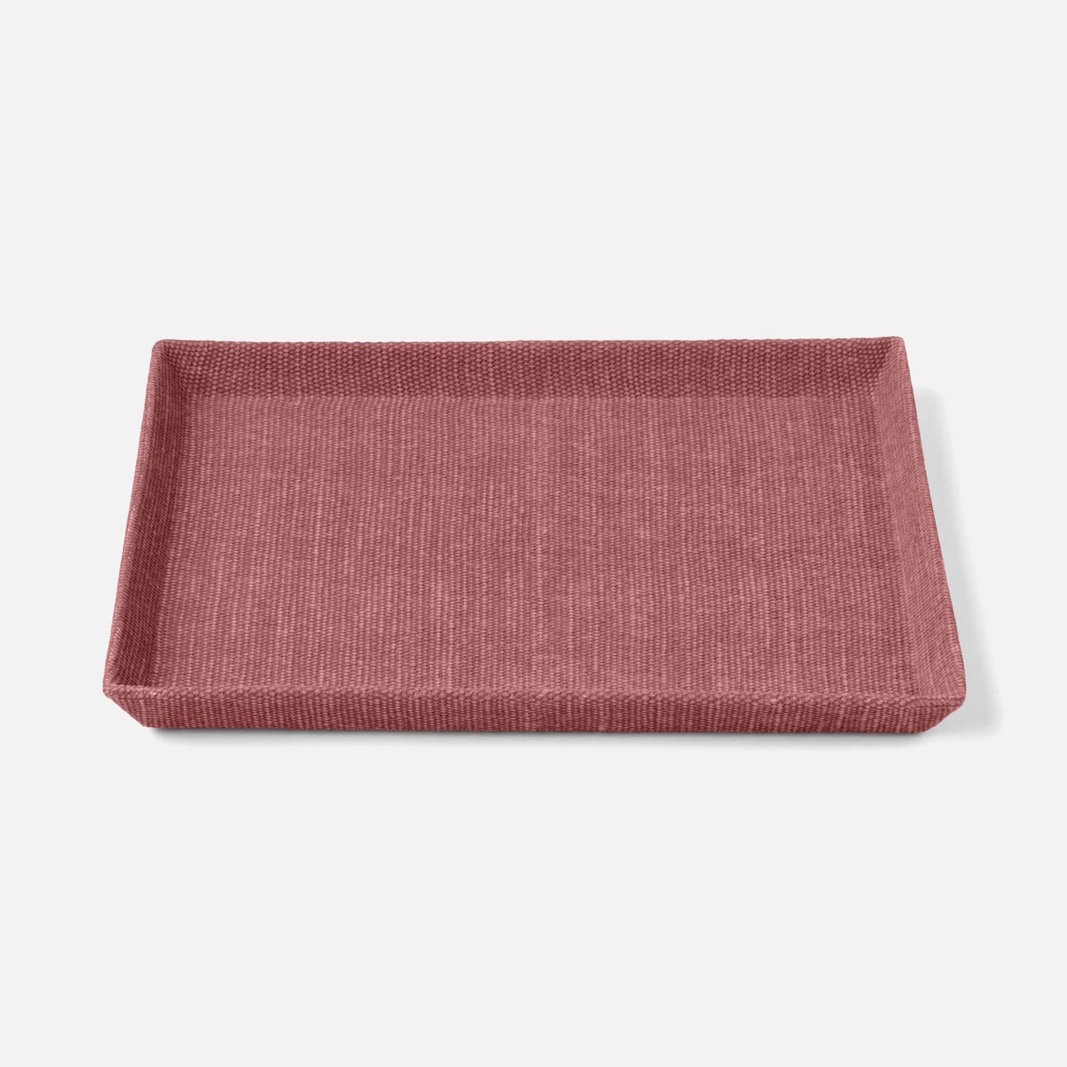 Dresden, Burgundy, Tray, Rectangular Tapered, Large, Cotton Jute, Pack/2