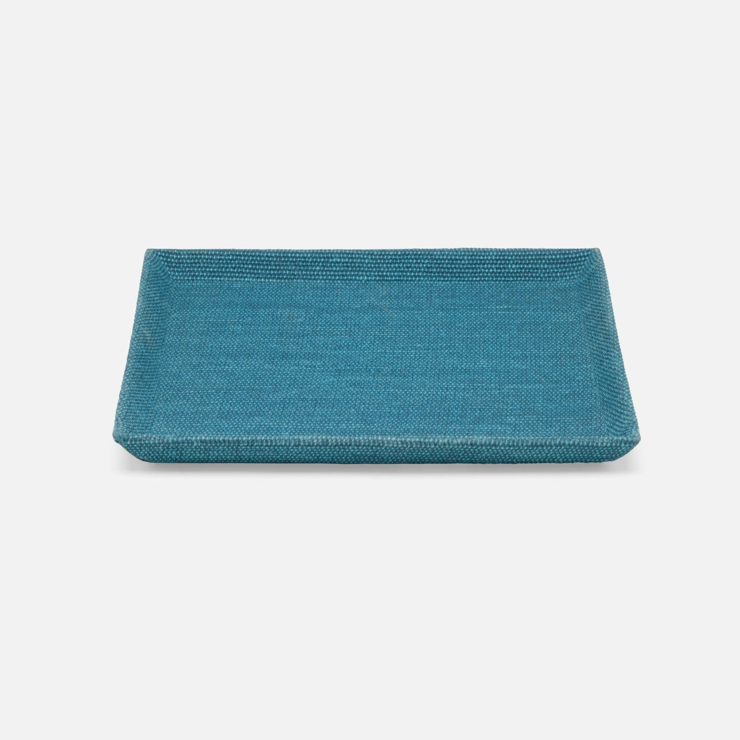Dresden, Dark Teal, Tray, Square Tapered, Large, Cotton Jute, Pack/2