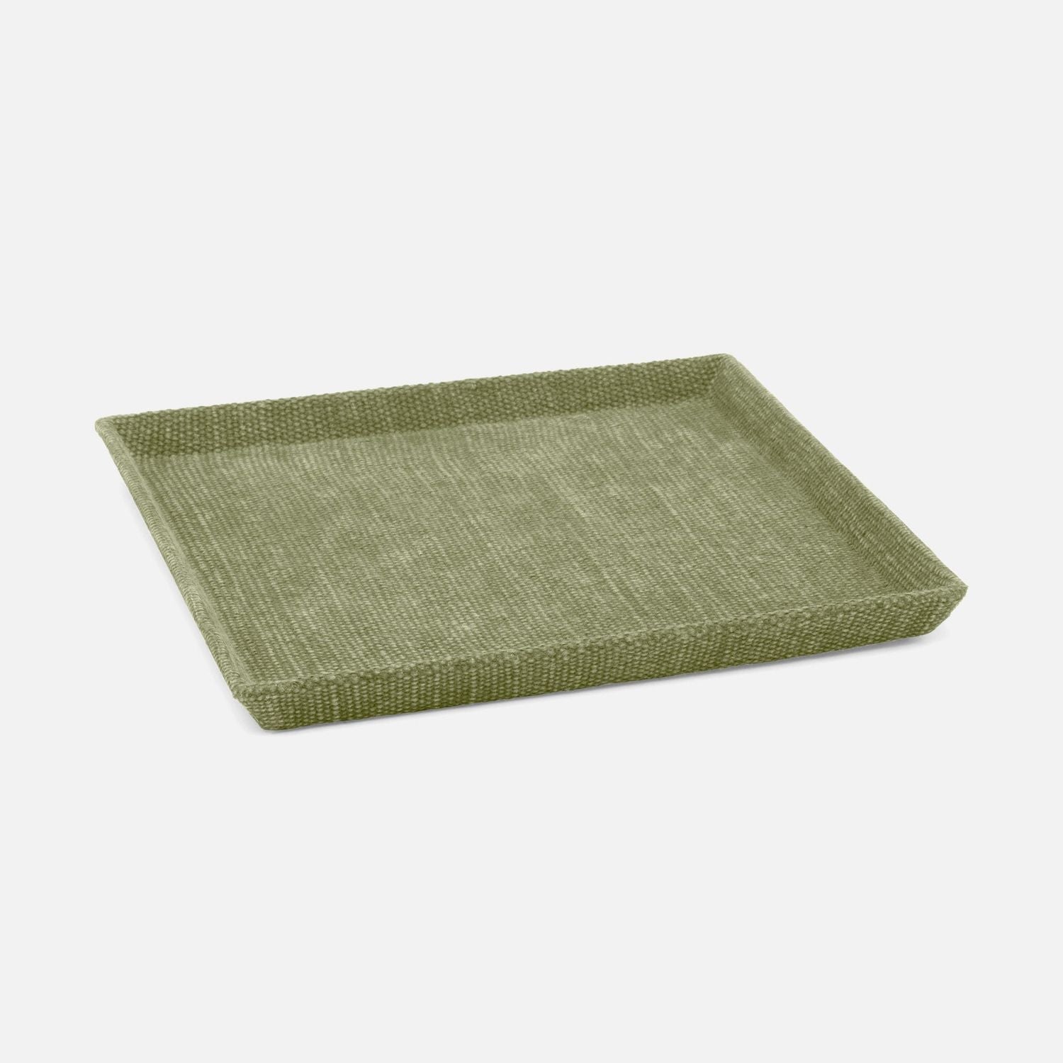 Dresden, Light Green, Tray, Square, Large, Cotton Jute, Pack/2