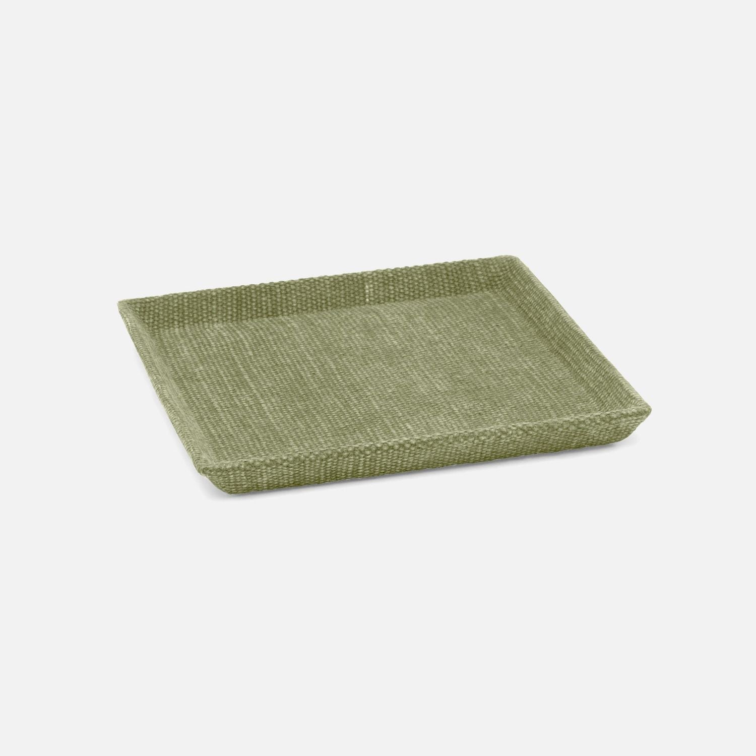 Dresden, Light Green, Tray, Square, Small, Cotton Jute, Pack/2