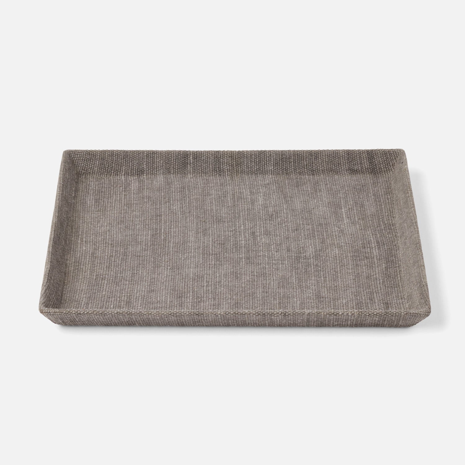 Dresden, Light Gray, Tray, Rectangular Tapered, Large, Cotton Jute, Pack/2
