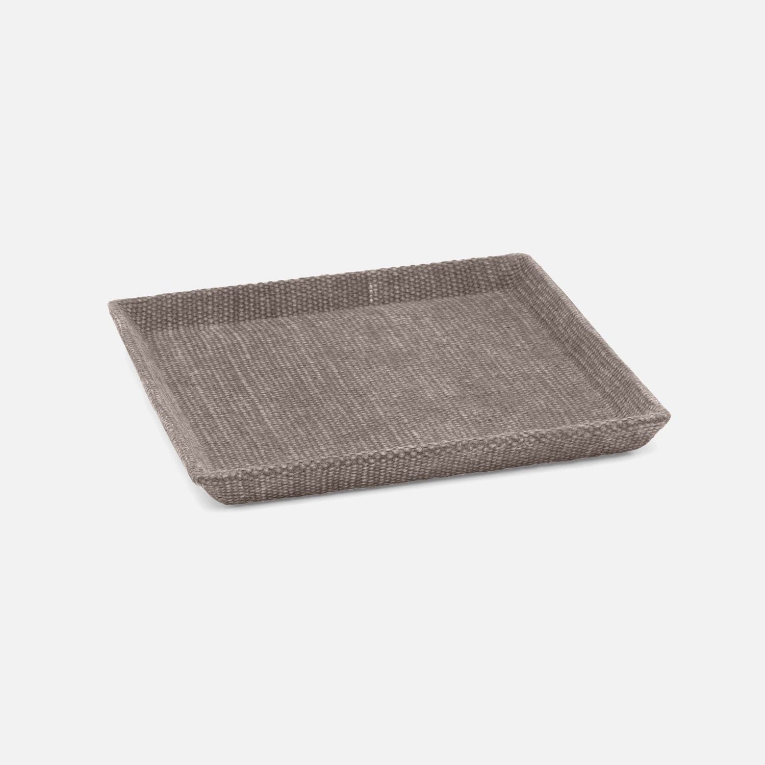 Dresden, Light Gray, Tray, Square, Small, Cotton Jute, Pack/2
