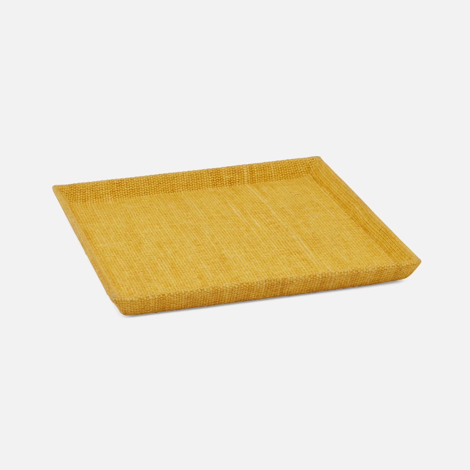 Dresden, Dark Yellow, Tray, Square, Large, Cotton Jute, Pack/2