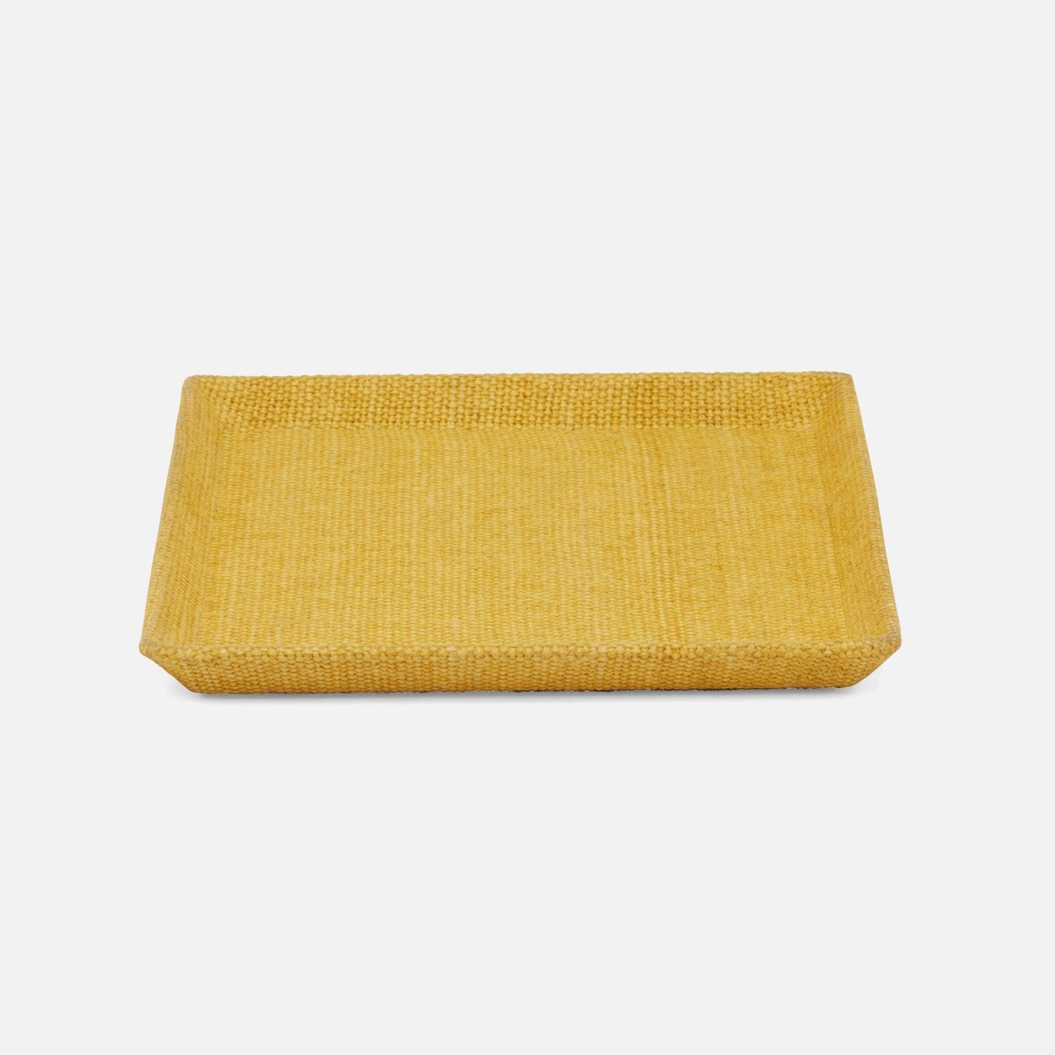 Dresden, Dark Yellow, Tray, Square, Small, Cotton Jute, Pack/2
