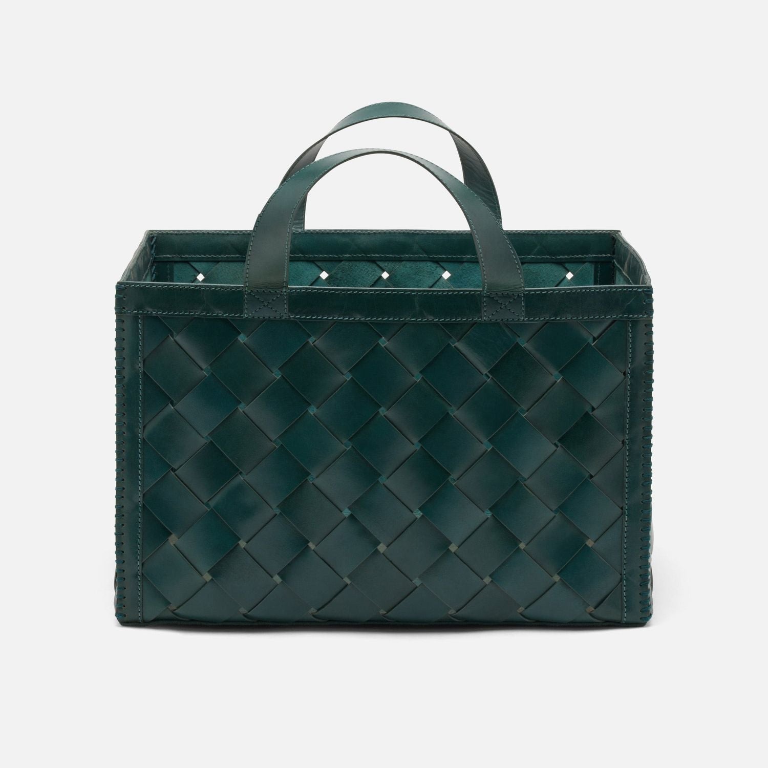 Heriot, Teal, Magazine Holder, Full-Grain Leather