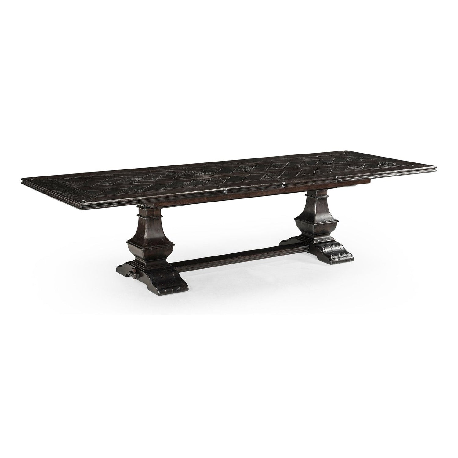 Casual Extending Dining Table-Jonathan Charles-JCHARLES-491169-86L-CFW-Dining TablesCountry Walnut-14-France and Son