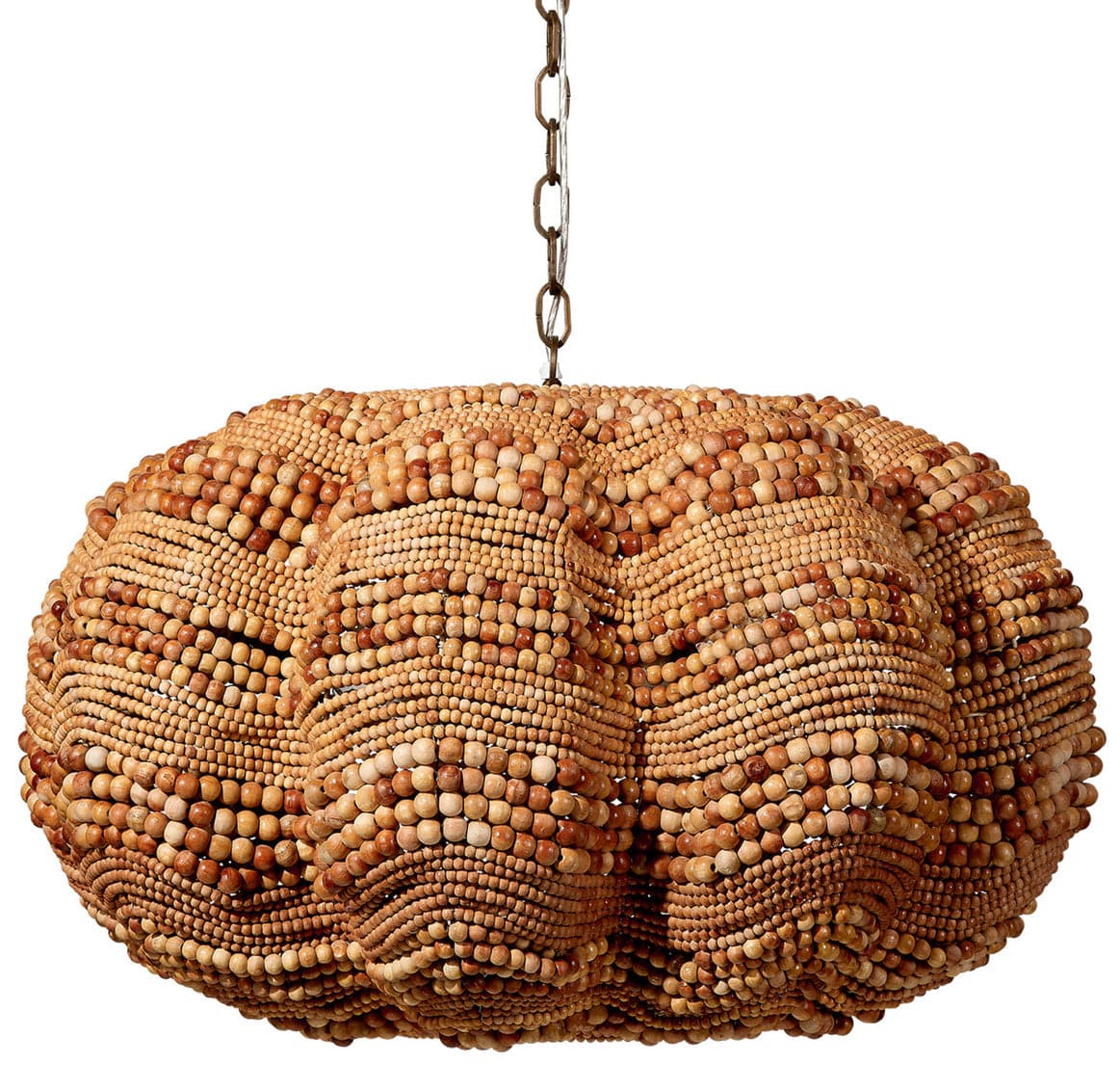 Clamshell Chandelier-Jamie Young-JAMIEYO-5CLAM-XLNA-ChandeliersNatural-7-France and Son