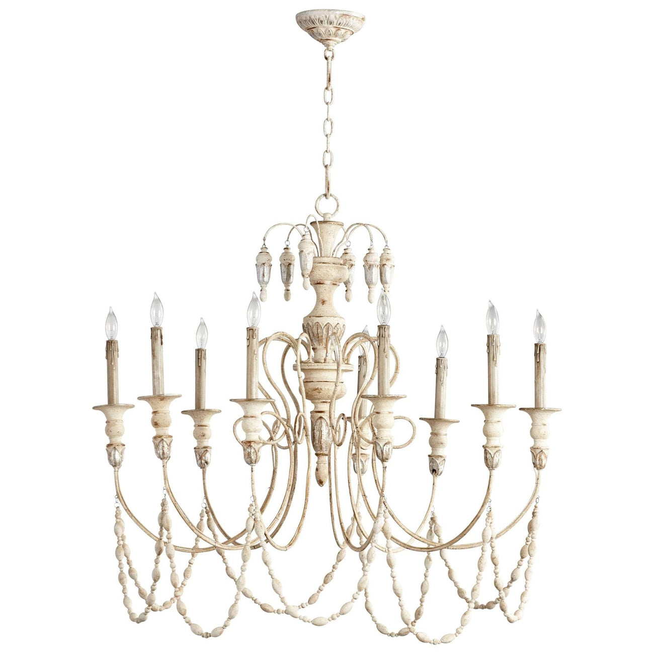 Florine Nine Lt. Chandeliers-Cyan Design-CYAN-05784-Chandeliers-1-France and Son