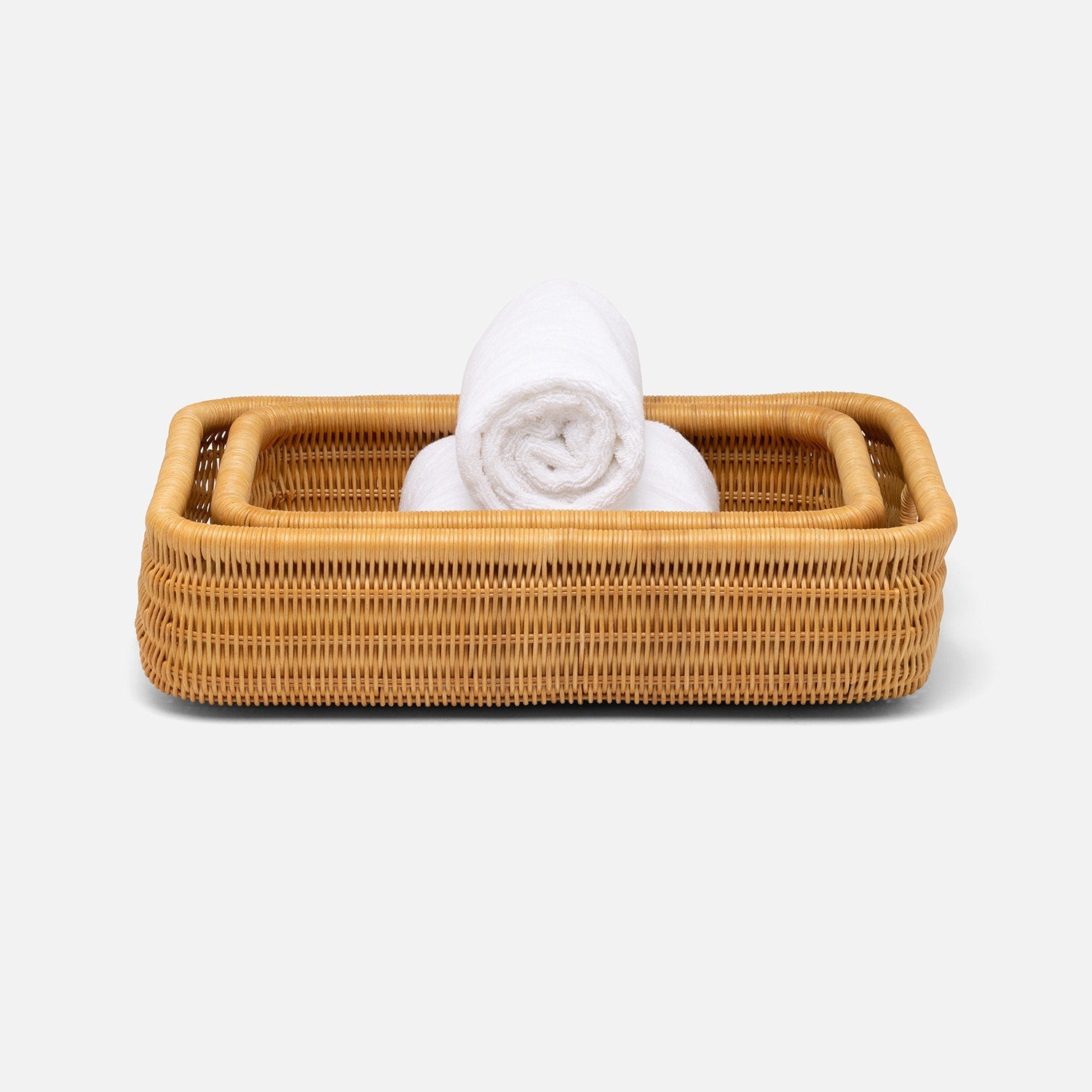 Lorain, Light Honey, Storage Baskets, Rattan, S/2