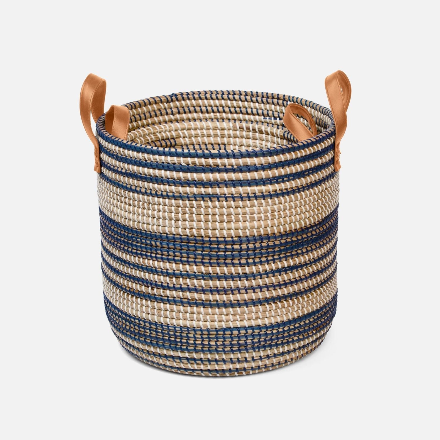 Olinda, Dark Blue/Natural, Baskets, Seagrass, S/2