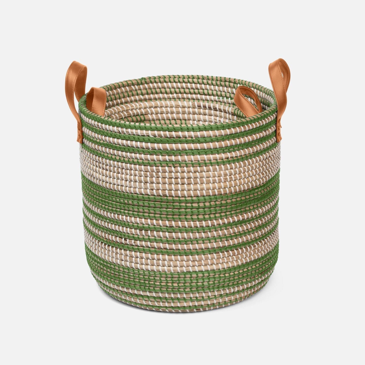 Olinda, Green/Natural, Baskets, Seagrass, S/2