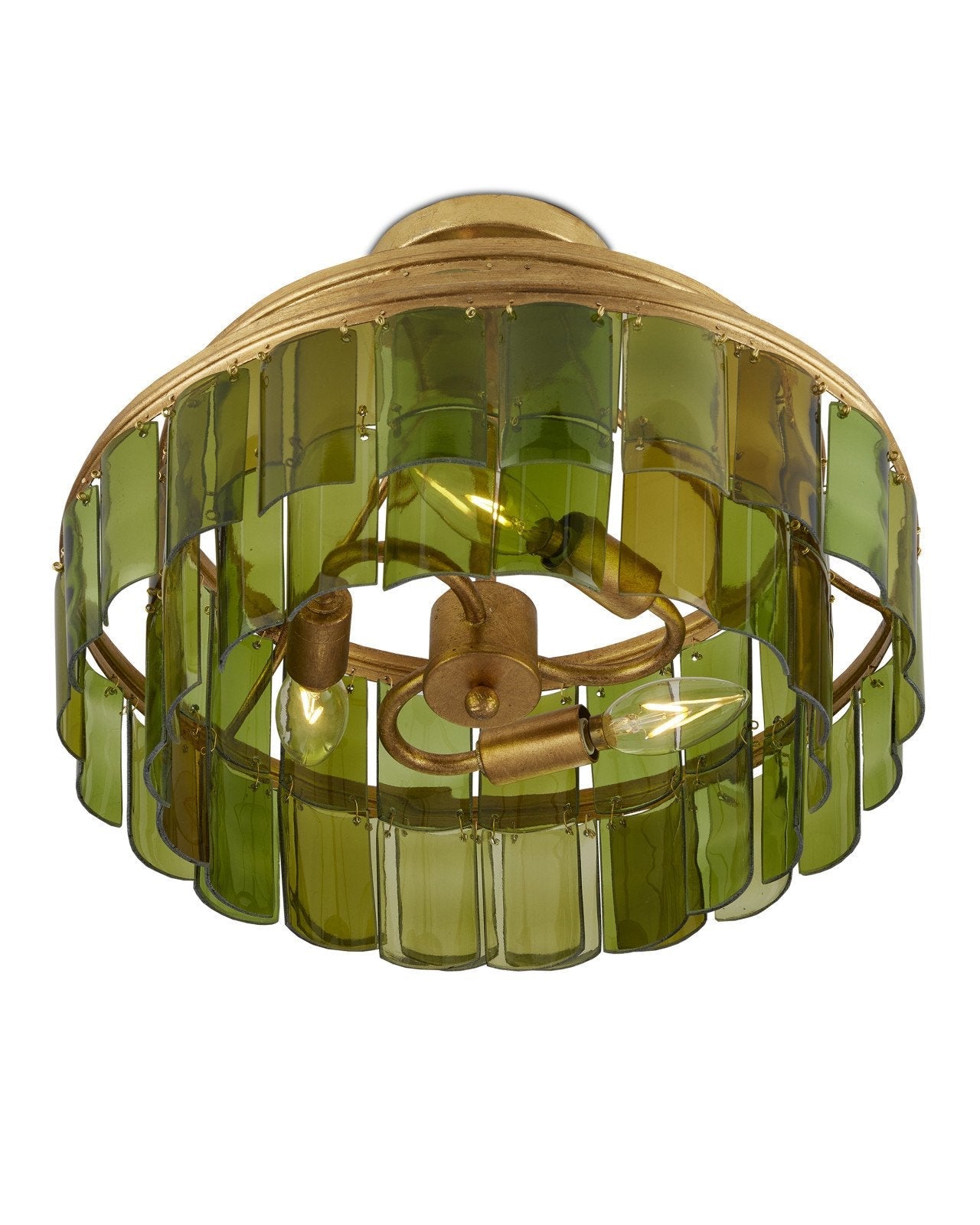 Vintner Green Semi-Flush Mount