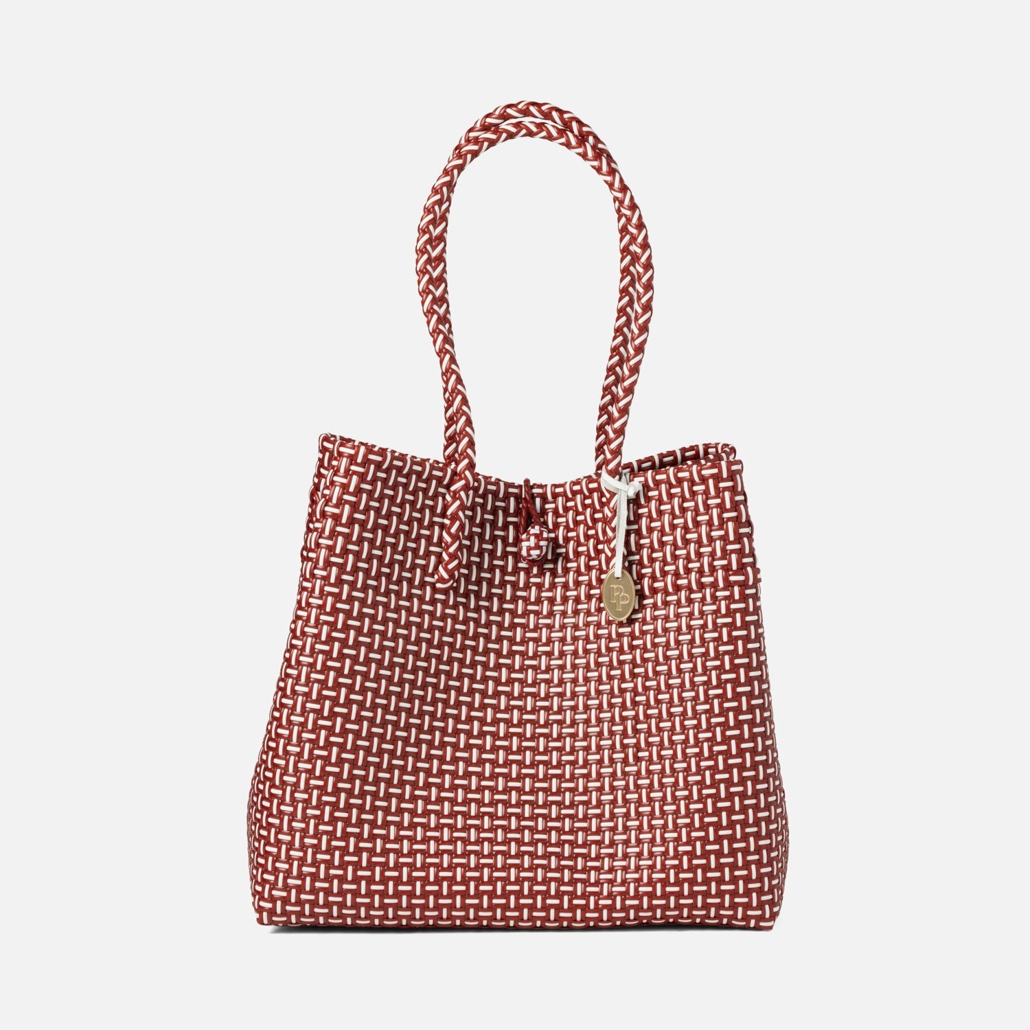 Izmir, Red/White, Shopper Bag, Recycled Plastic