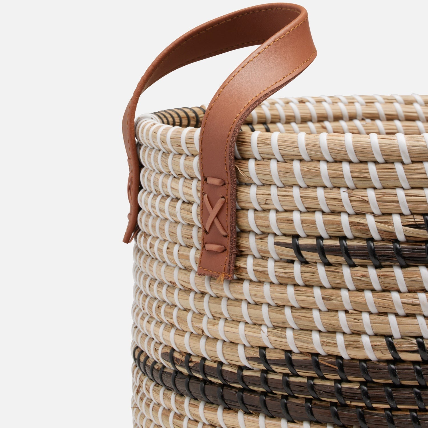 Olinda, Black/Natural, Baskets, Seagrass, S/2