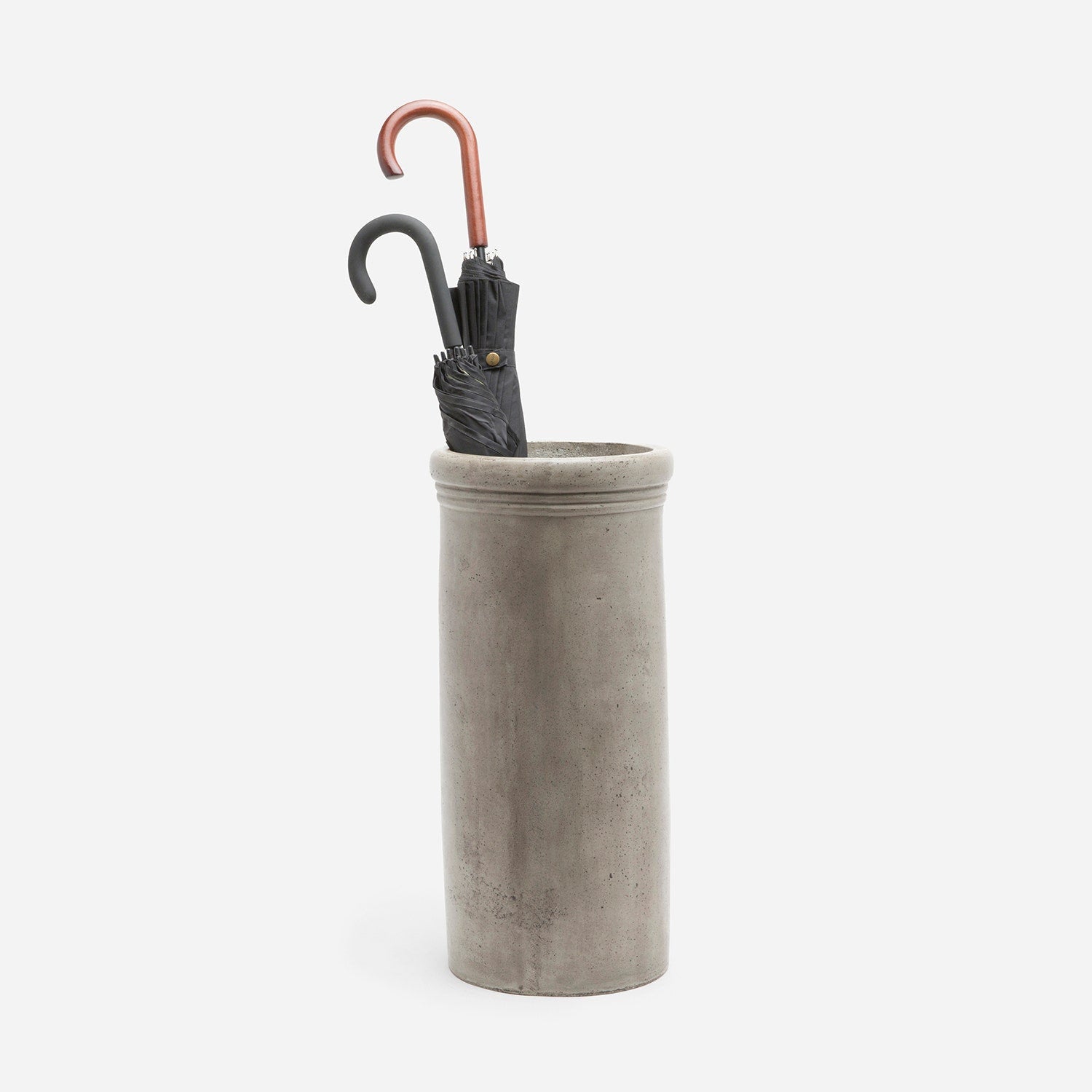 Elrick, Dark Gray, Umbrella Stand, Large, Cement