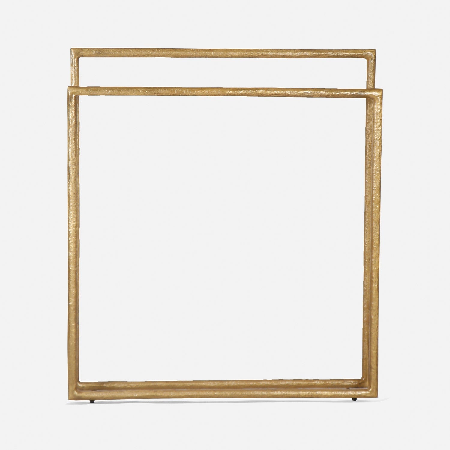 Halsey, Gold, Towel Rack, Freestanding, 32X36", Cast Aluminum