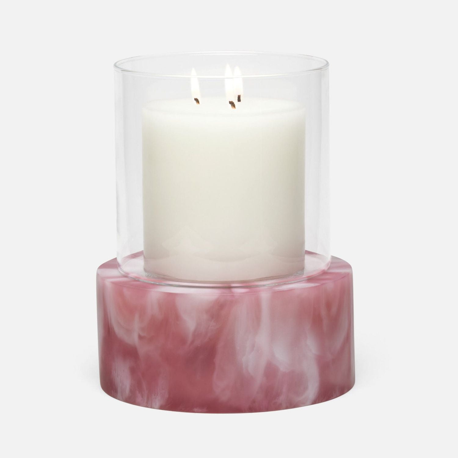 Milo, Pink Swirled, Hurricane, Large, Resin, M/2