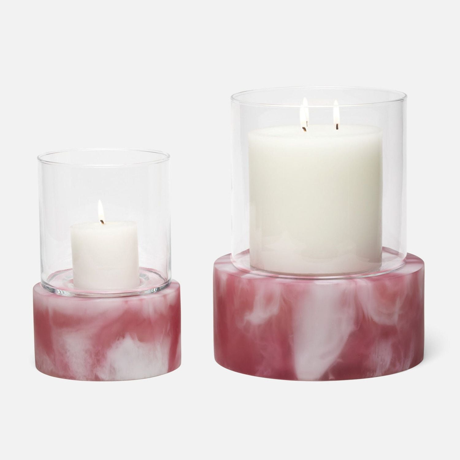 Milo, Pink Swirled, Hurricane, Small, Resin, M/2