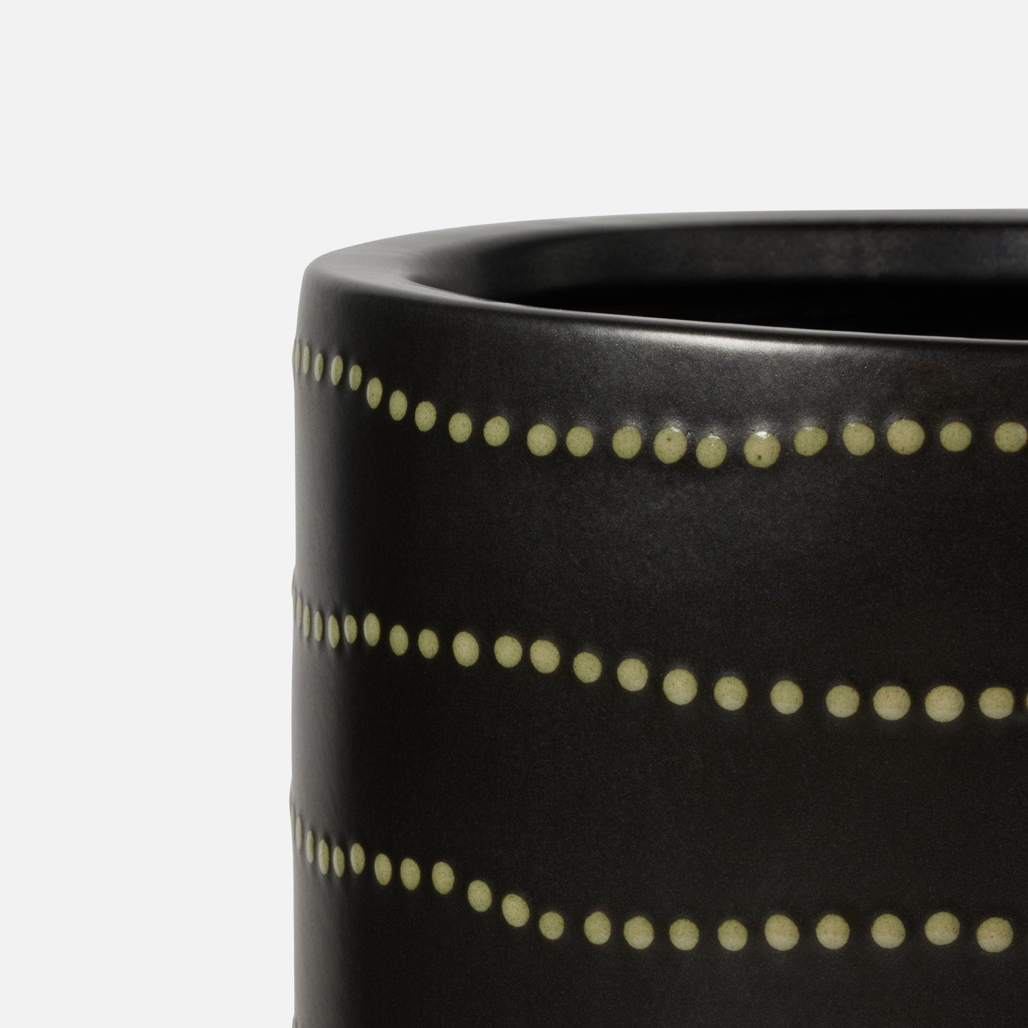 Perris, Black/White, Umbrella Stand, Ceramic