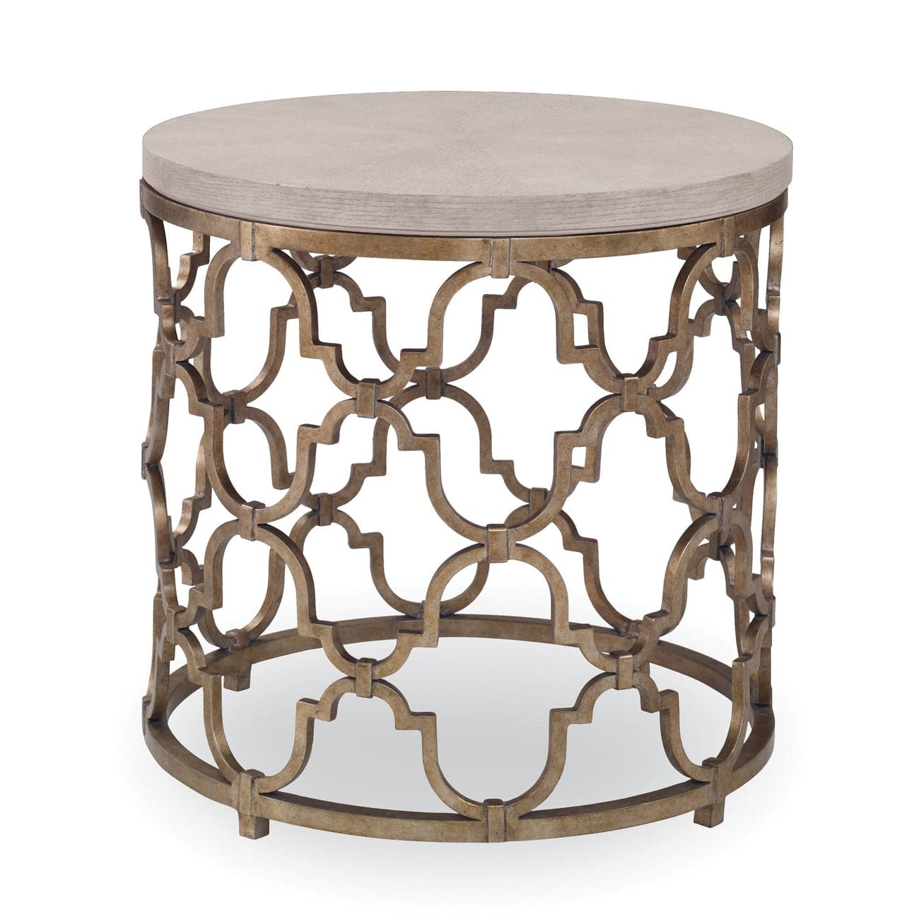 Filigree End Table - Winter Aspen-Ambella-AMBELLA-07257-900-032-Side TablesWhite-4-France and Son