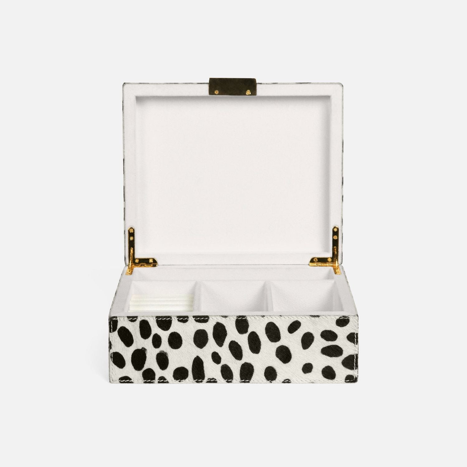 Malmo, Dalmatian Print, Jewelry Box, Medium, Hair-On Hide