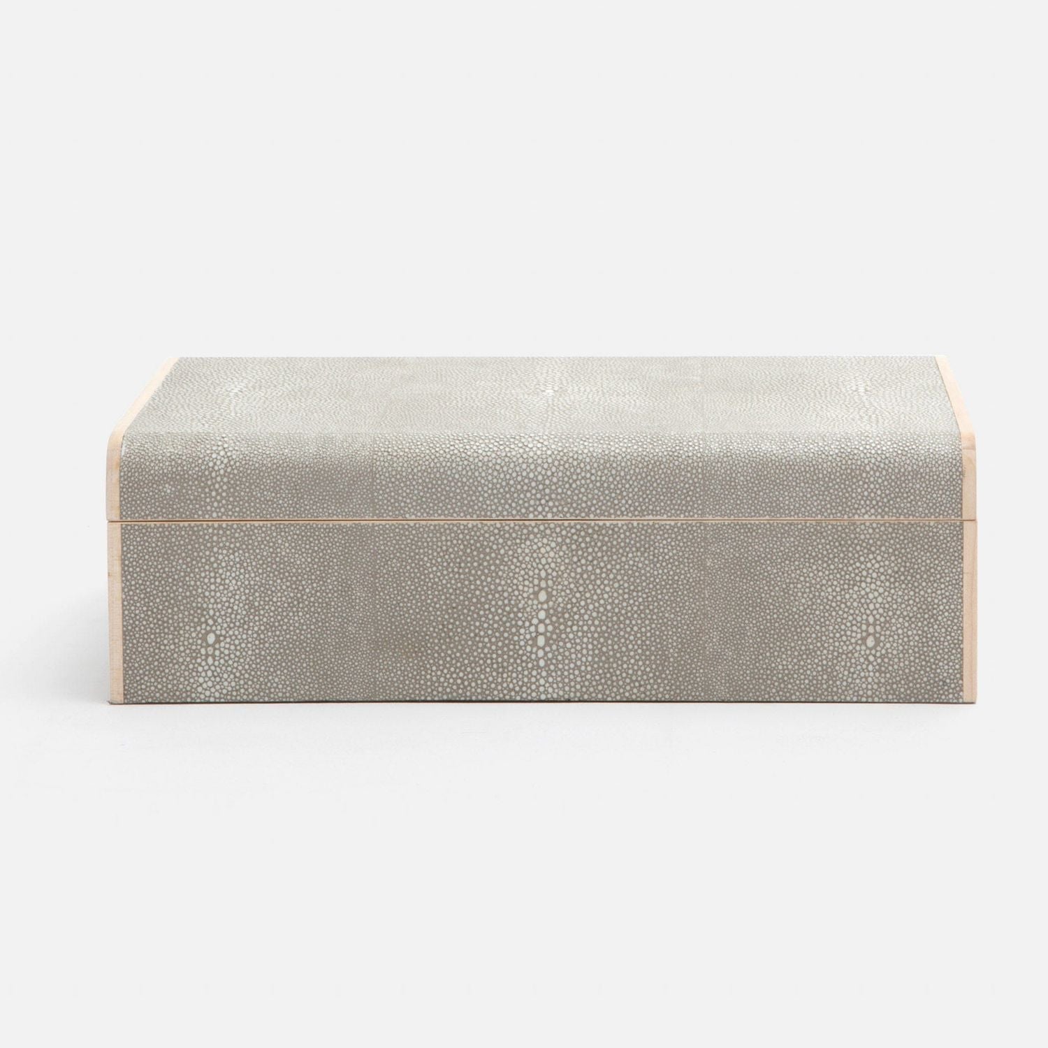 Rennes, Sand, Jewelry Box, Large, Realistic Faux Shagreen