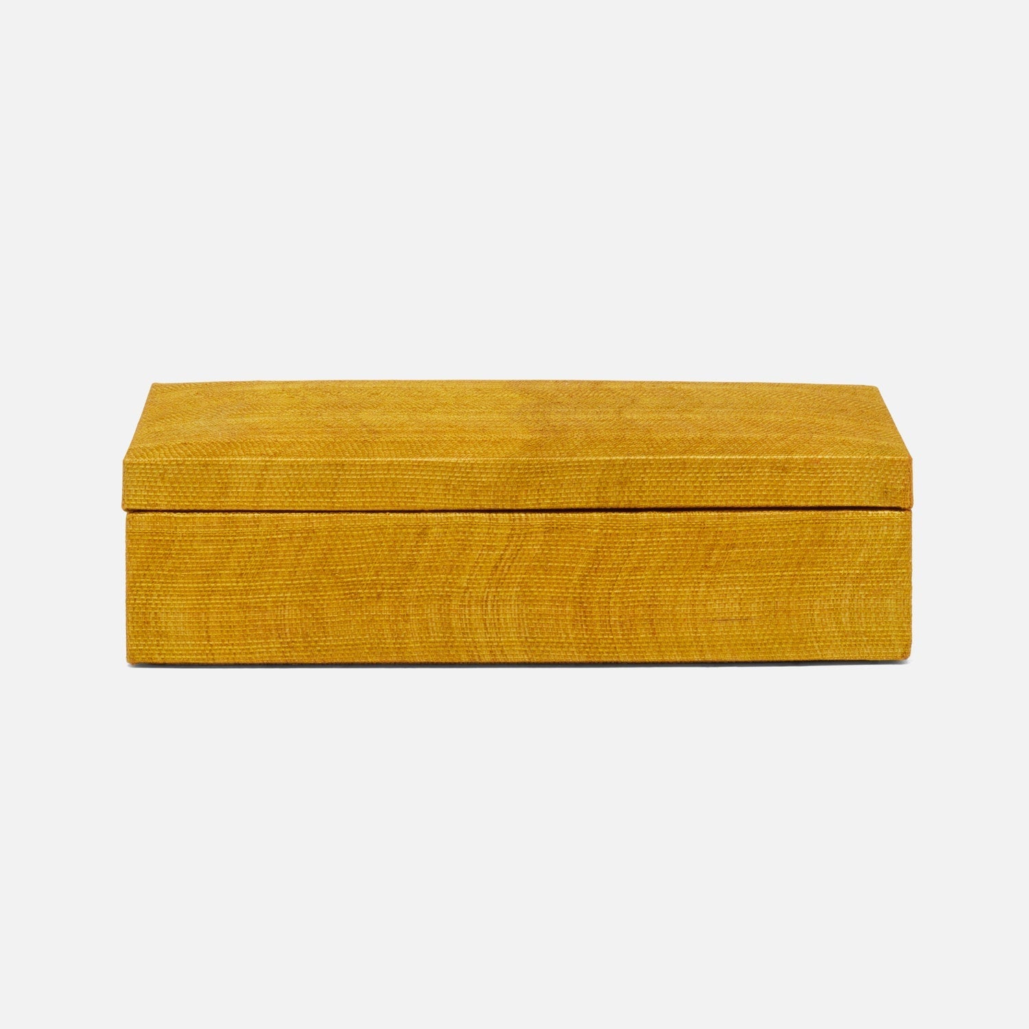 Zamora, Mustard, Boxes, Rectangle, Small, Silken Abaca, Pack/2