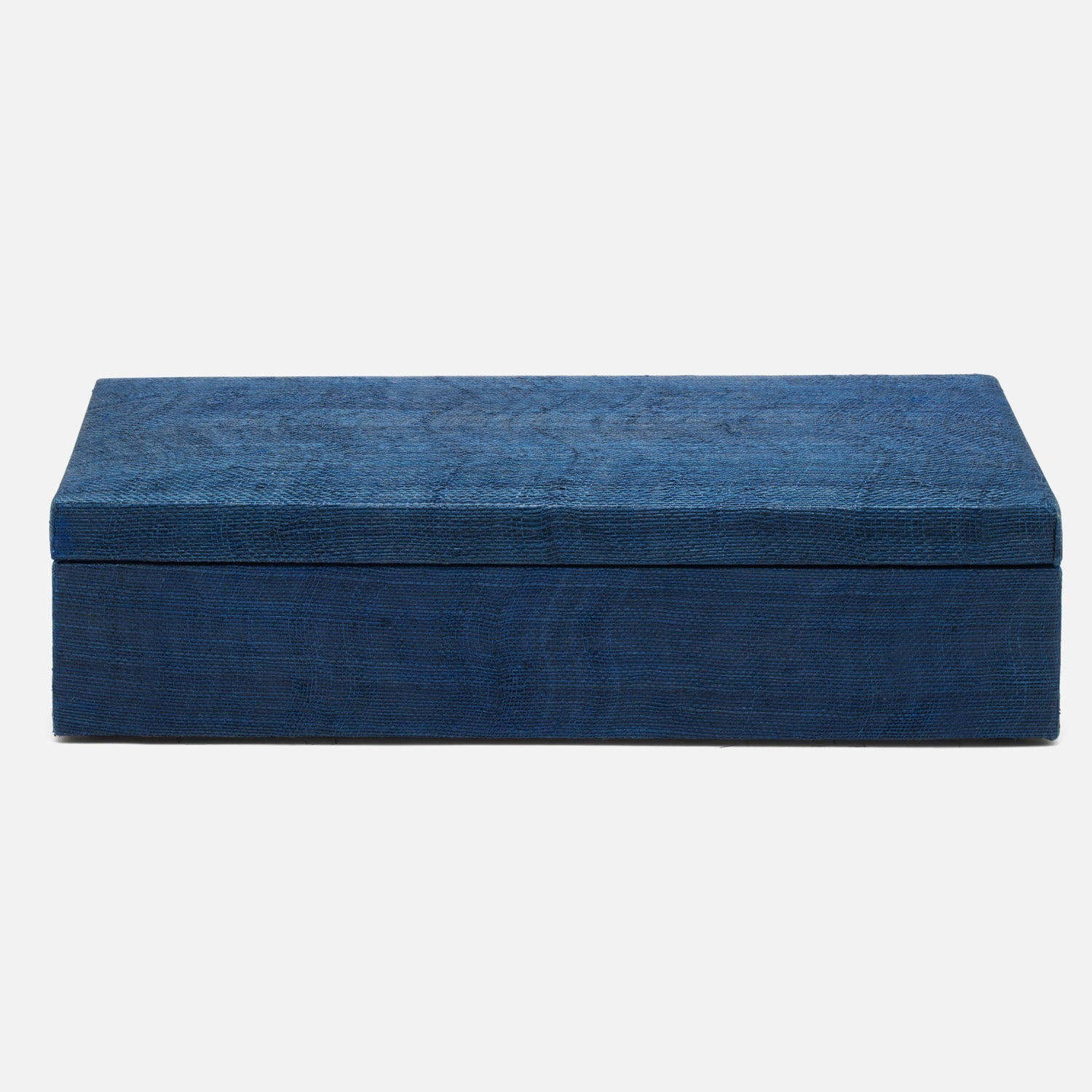 Zamora, Navy, Boxes, Rectangle, Small, Silken Abaca, Pack/2