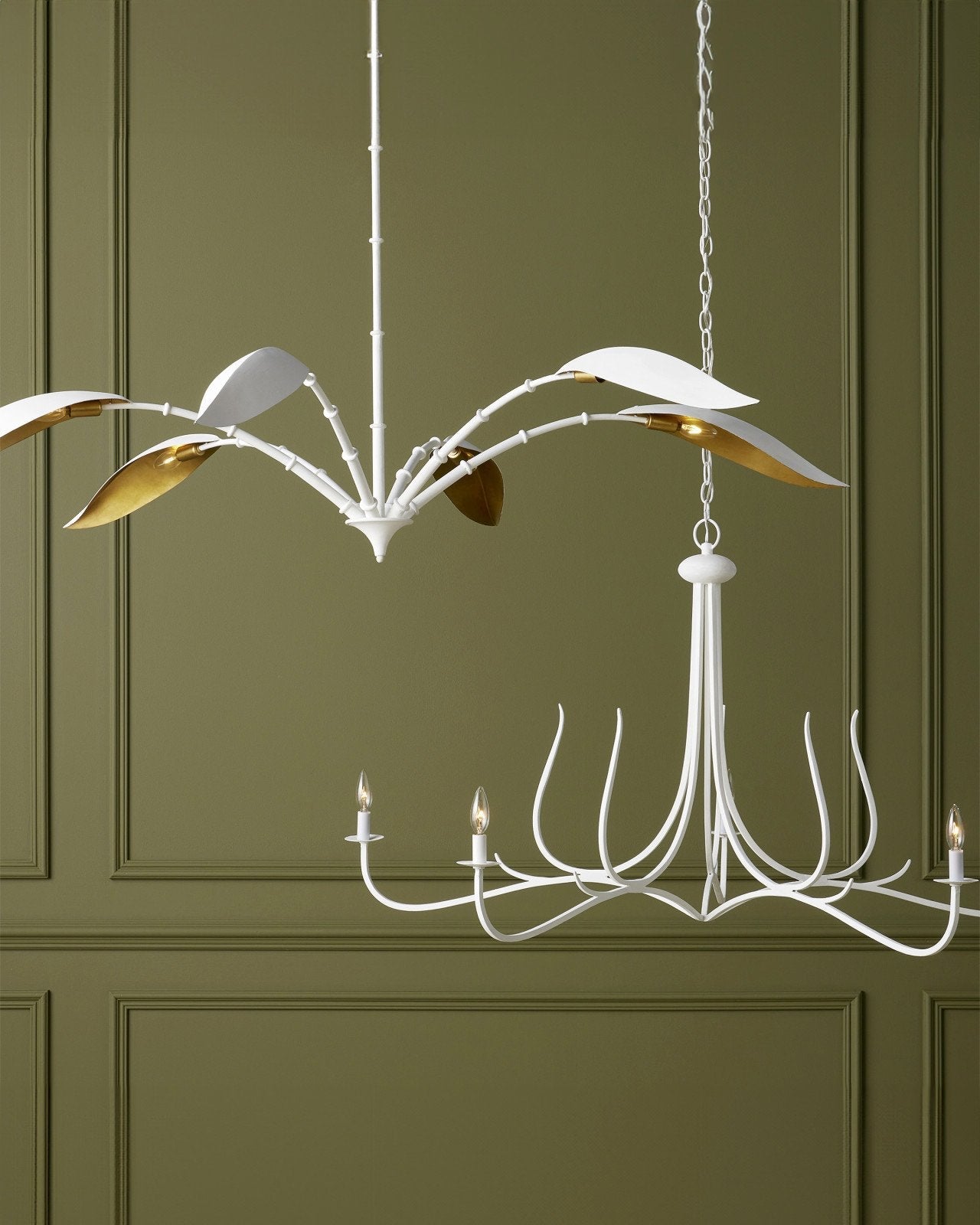 Yuriko White Chandelier